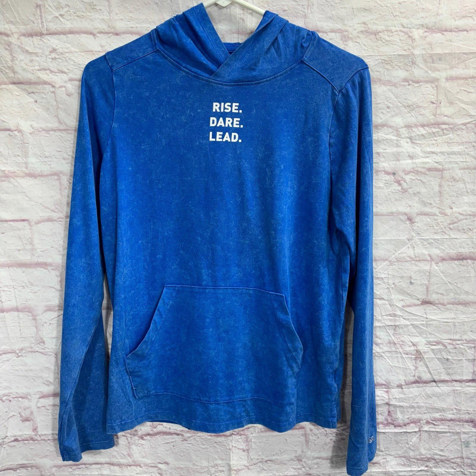 Other DSG Blue Hoodie with 'Rise. Dare. Lead.' Boys Size XL (18) Size US XXL / EU 58 / 5 - 1 Thumbnail