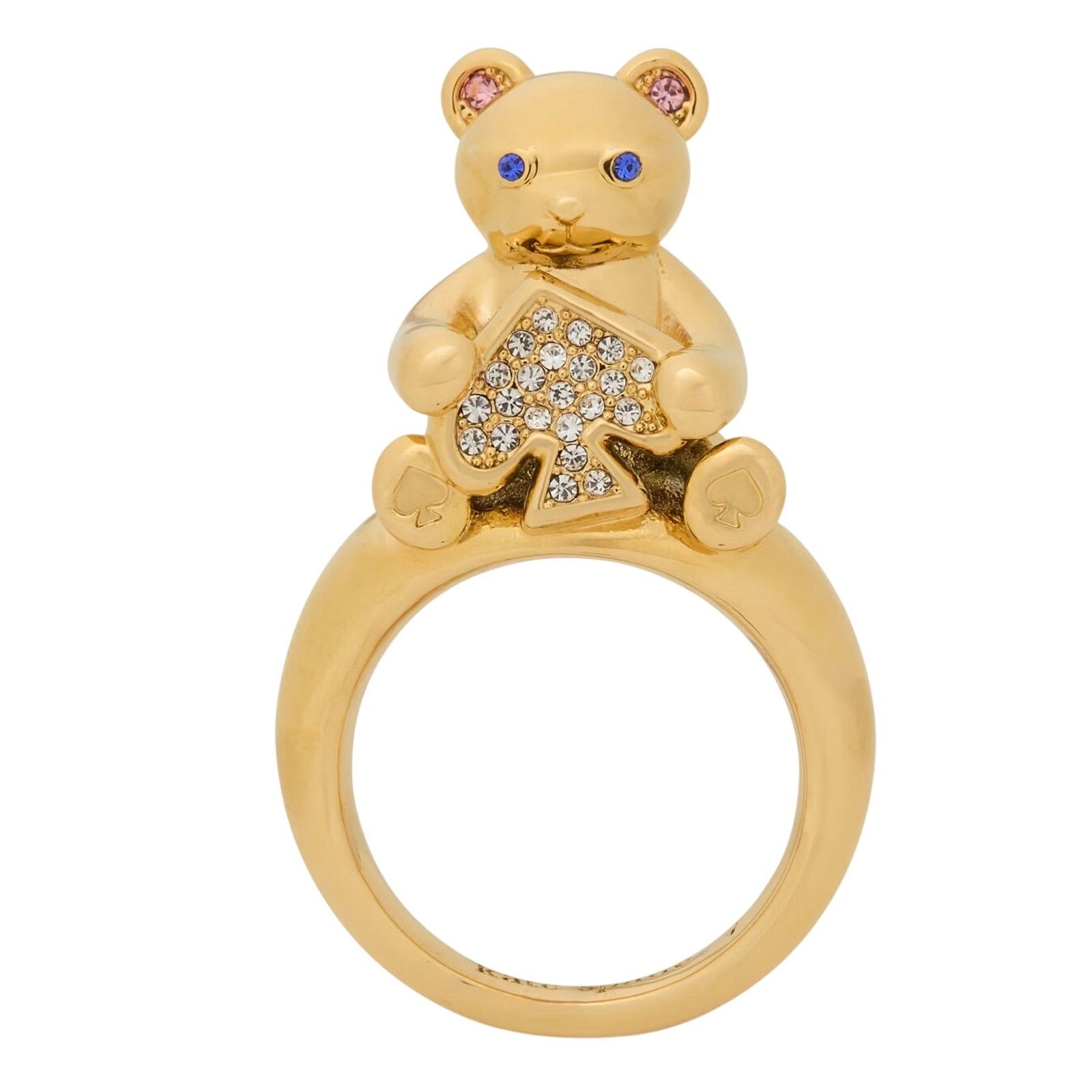 Kate Spade Kate Spade Oh What Fun Spade Teddy Bear Ring Size 7 Size ONE SIZE - 4 Thumbnail