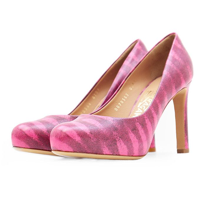 Salvatore Ferragamo Salvatore Ferragamo Salvatore Ferragamo FLORENCE LEO85 Leather Pumps Leather Shoes DG70563 DUTY FREE for USA Size ONE SIZE - 1 Thumbnail