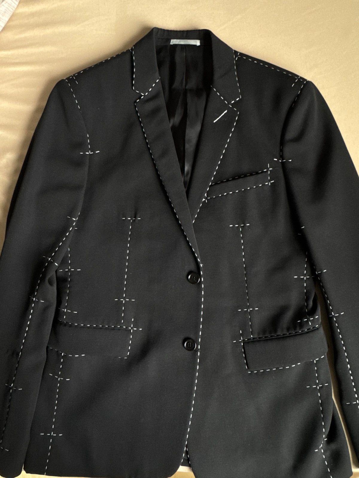 Dior Dior blazer with white exposed stitching Size 48R - 1 Thumbnail