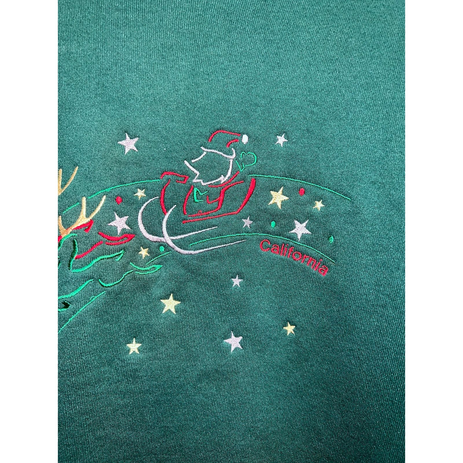 Vintage Vintage California Christmas Sweatshirt Crewneck Santa 90s L Size US L / EU 52-54 / 3 - 4 Thumbnail