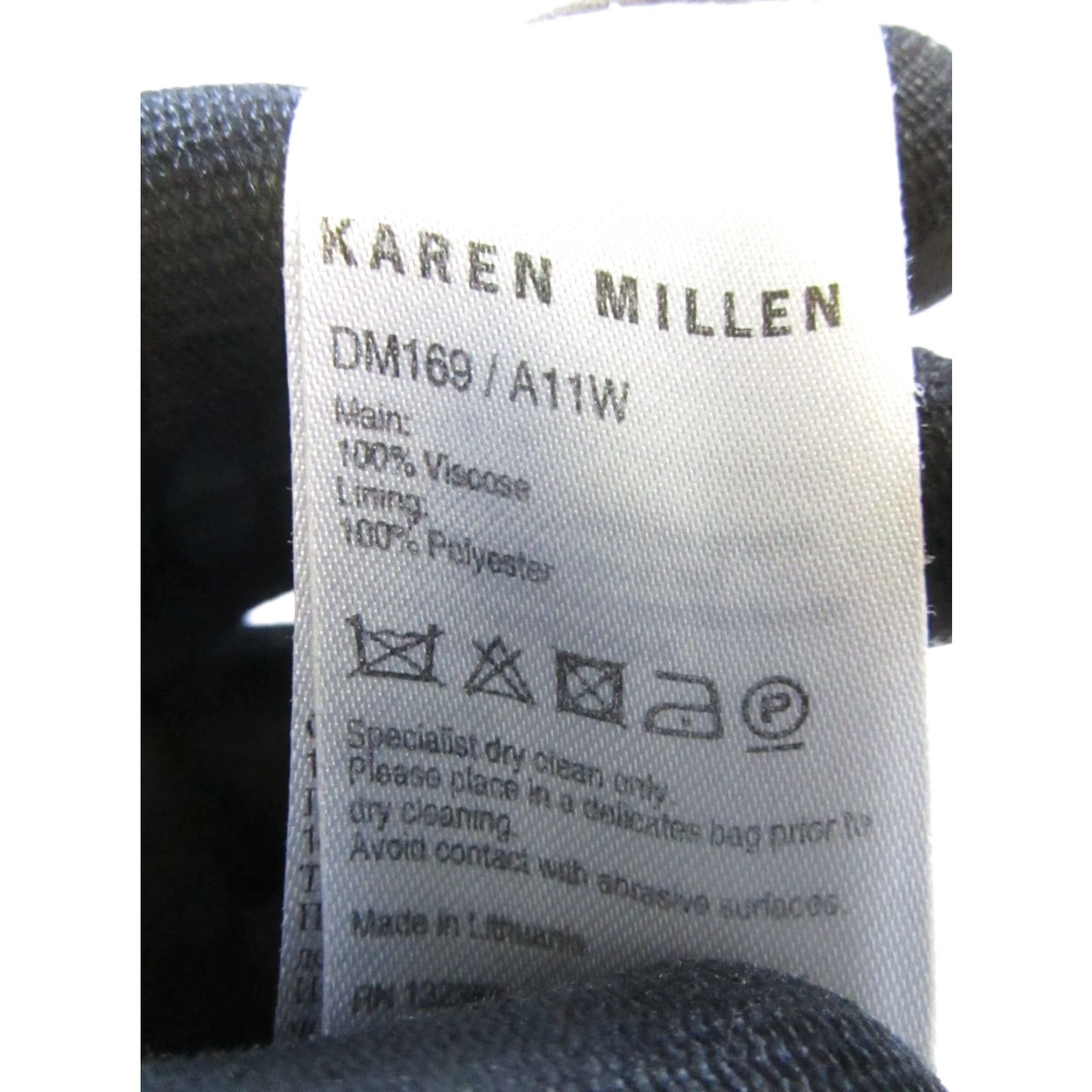 Karen Millen Karen Miller Dress Womens 4 Brown Wrap Bodycon Dress Size S / US 4 / IT 40 - 4 Thumbnail