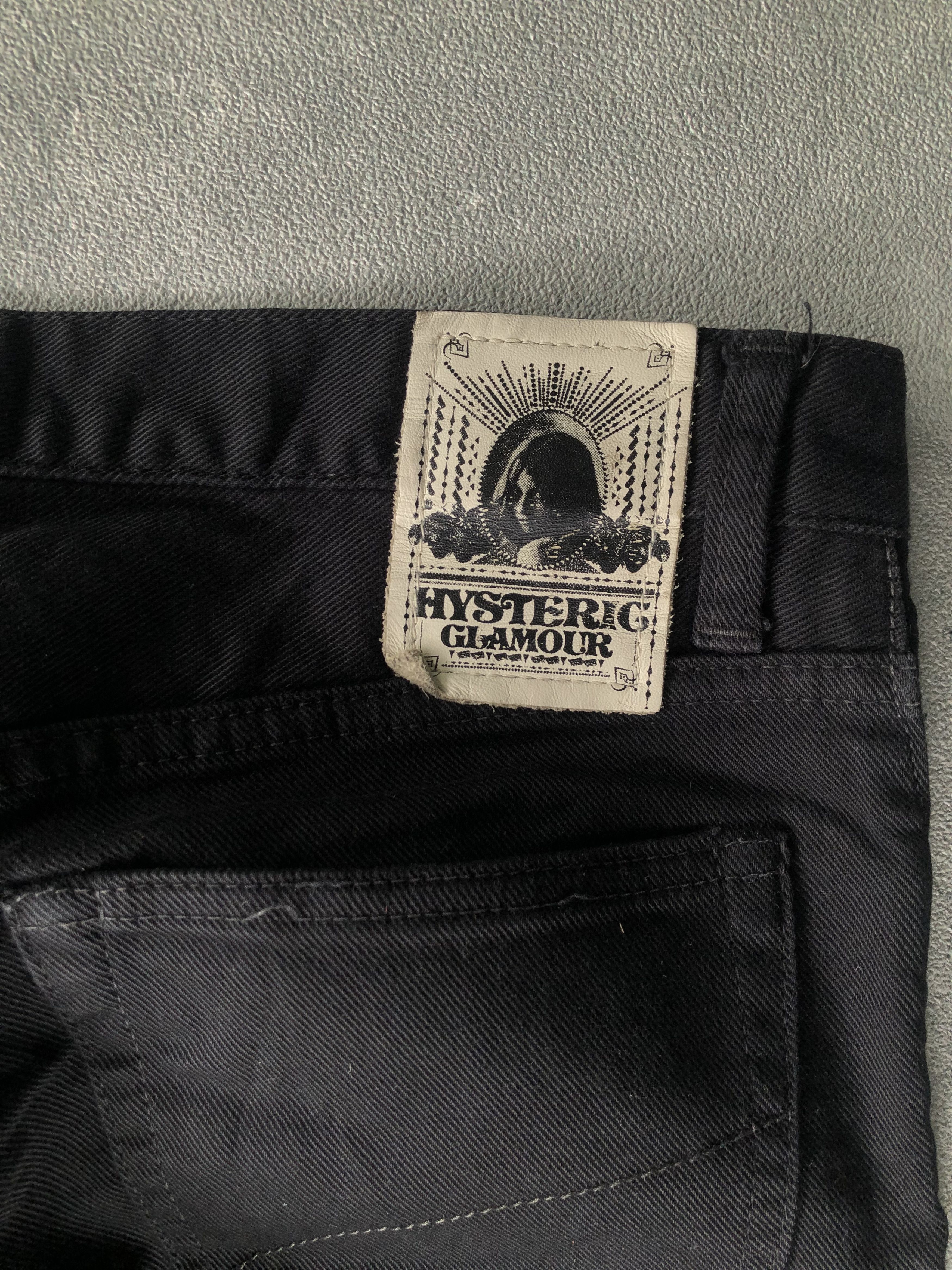 Hysteric Glamour × Japanese Brand Japanese Brand Hysteric Glamour Black Fadding Jeans Size 28" / US 6 / IT 42 - 11 Thumbnail