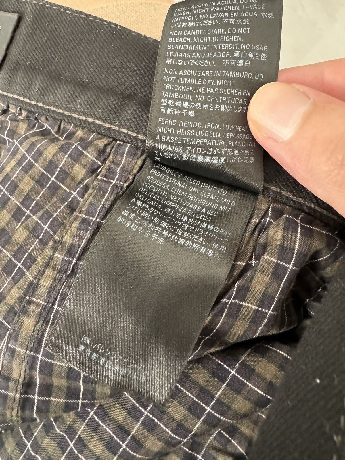 Balenciaga *RARE* RUNWAY BLACK TORN DENIM Sz. S Size US 32 / EU 48 - 11 Thumbnail