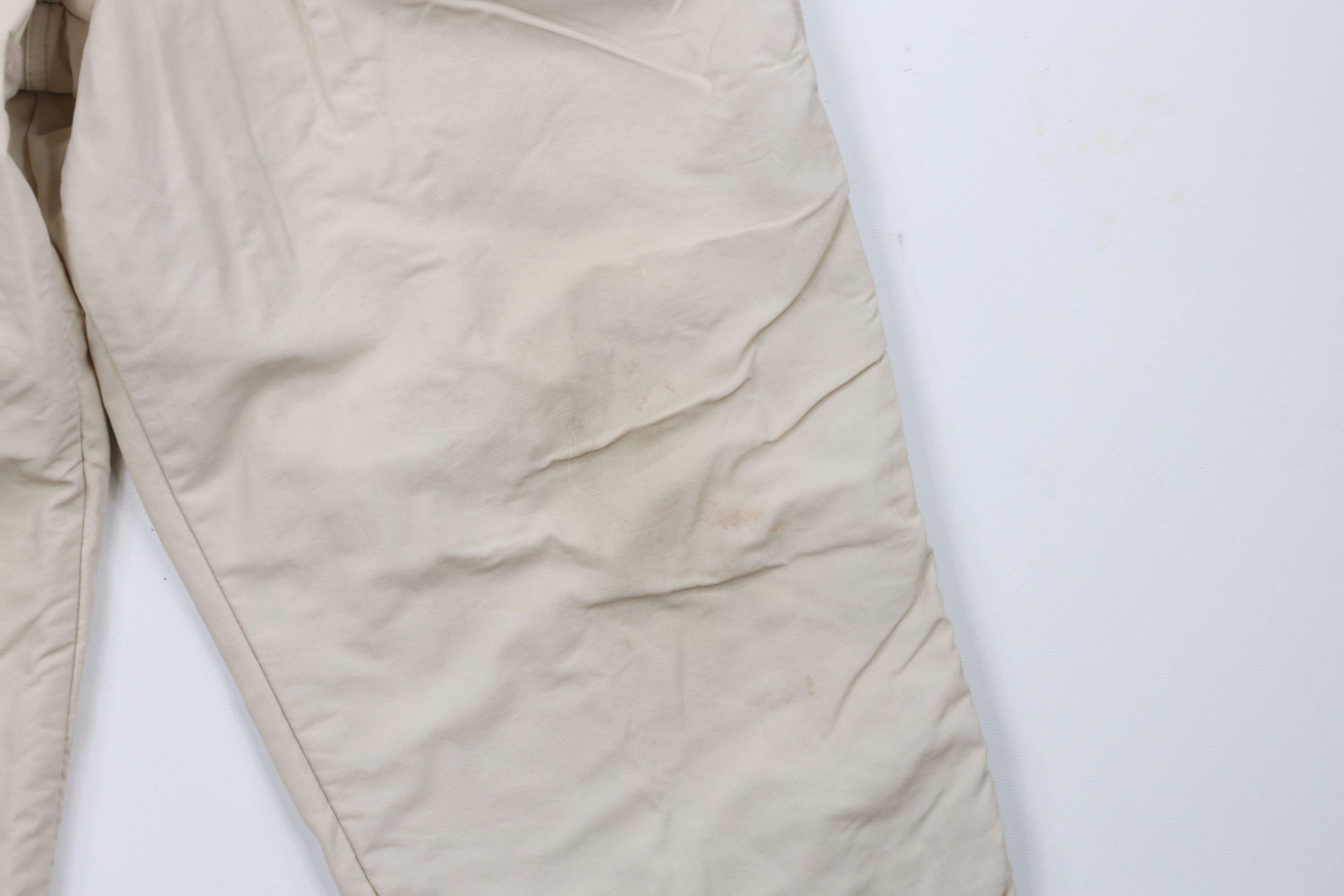 Lands' End × Vintage Vintage 90s Lands End Lined Windbreaker Pants Beige USA Size 38" / US 16 / IT 52 - 5 Thumbnail