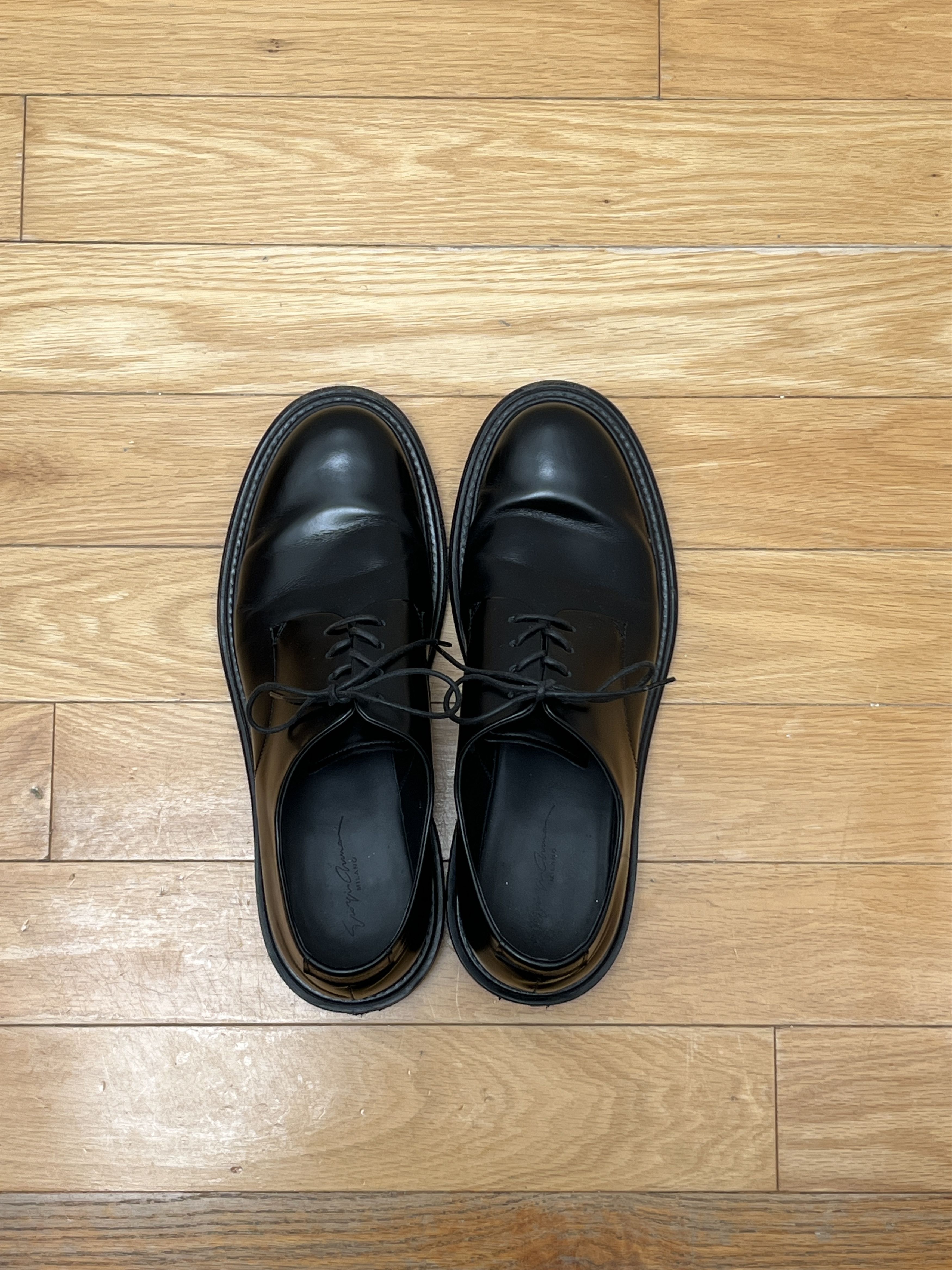 Giorgio Armani Giorgio Armani Brushed Leather Derby UK9.5 Size US 10.5 / EU 43-44 - 6 Thumbnail