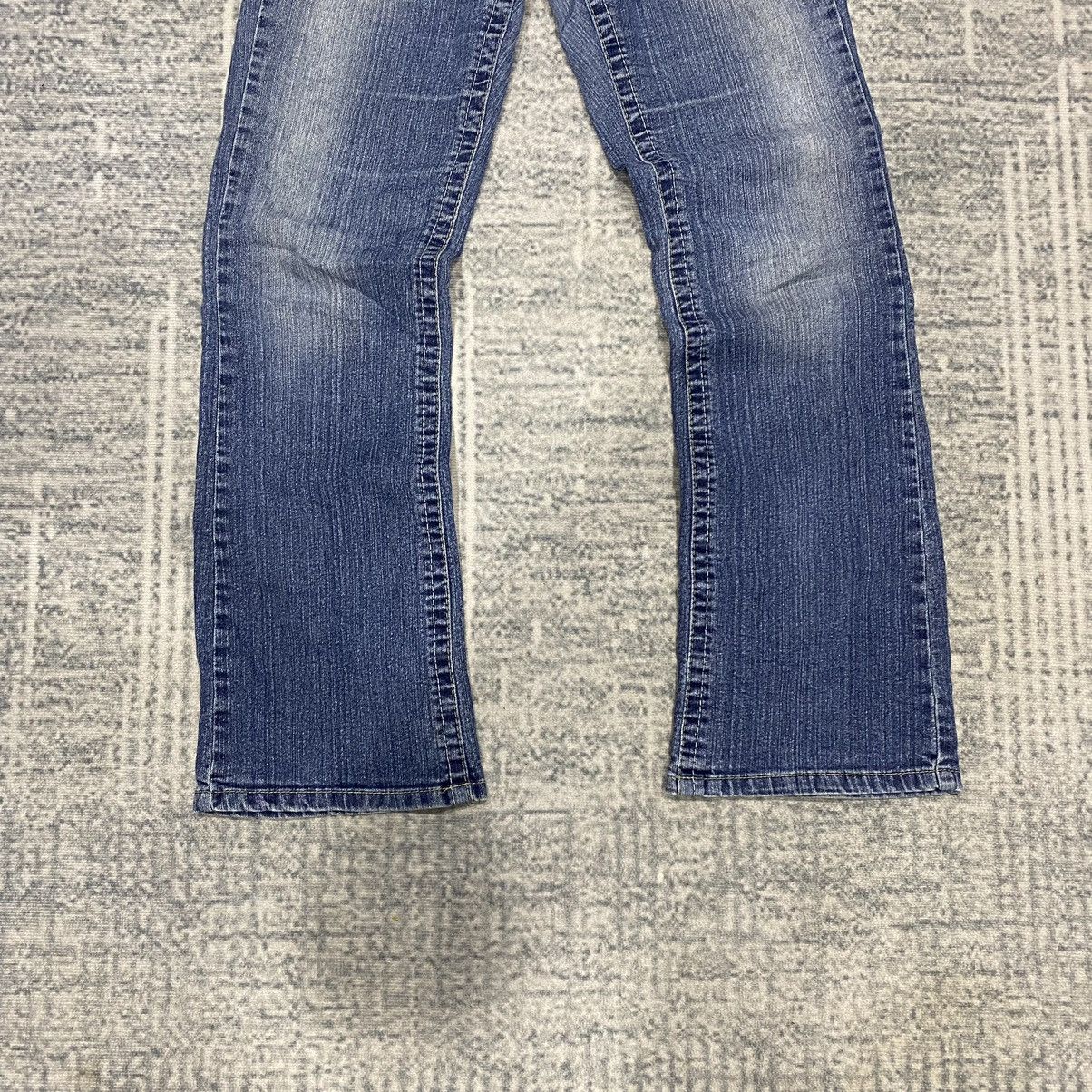 Japanese Brand Flare☠️ Forever Young Bootcut Washed Jeans Punk Cowboy Size US 29 - 2 Thumbnail