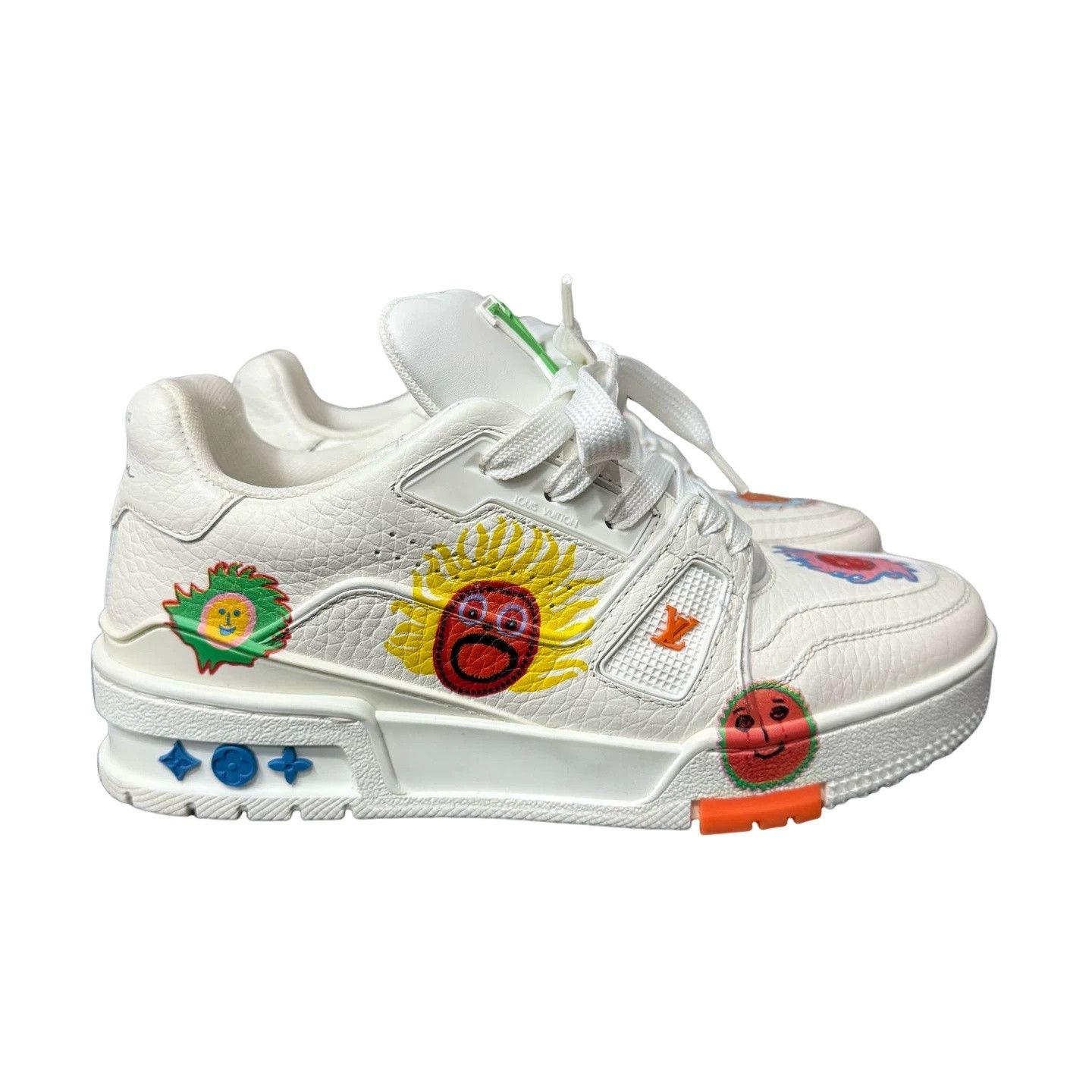 Louis Vuitton Louis Vuitton x Yayoi Kusama Faces Trainer Size 1.5 Size US 4 / IT 34 - 1 Thumbnail