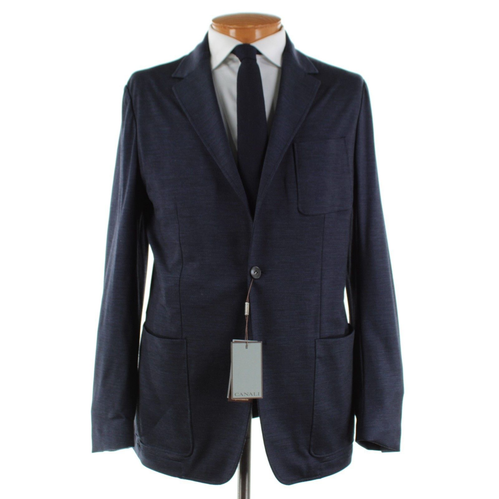 Canali Canali Sport Coat Size 44 Regular US in Blue Size 44R - 1 Thumbnail