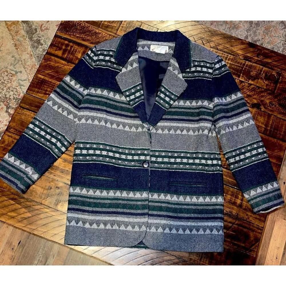 Orvis Orvis Wool Cardigan Native Southwestern Womens Size 8 C1 Size M / US 6-8 / IT 42-44 - 2 Thumbnail