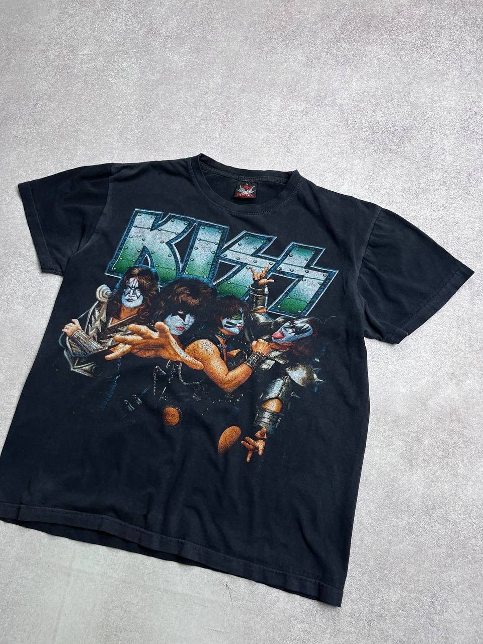 Band Tees Vintage Kiss Graphic Promo Boxy Heavy Cotton T-shirt L Size US L / EU 52-54 / 3 - 2 Thumbnail