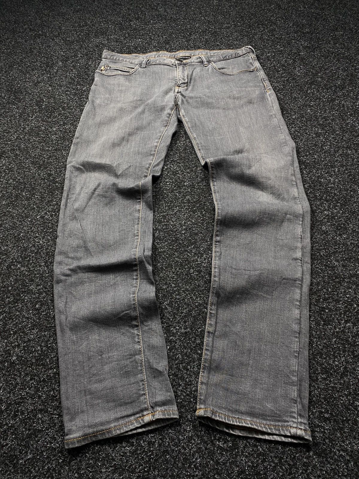 Armani × Vintage Vintage 90s Armani Jeans Baggy Pocket Logo Size US 34 / EU 50 - 2 Thumbnail