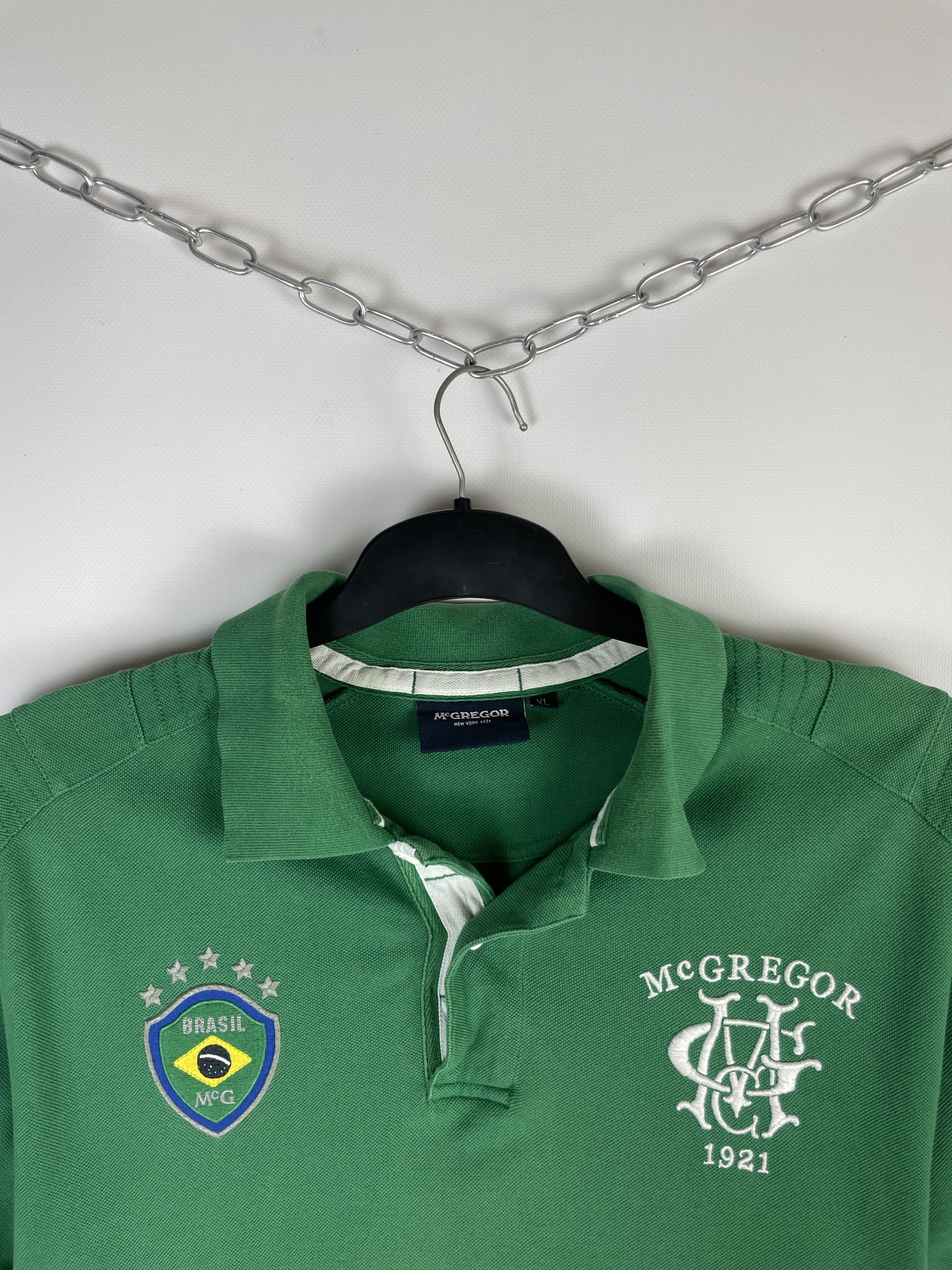 McGregor Vintage Polo Brasil Big Logo 90 Size US XL / EU 56 / 4 - 4 Thumbnail