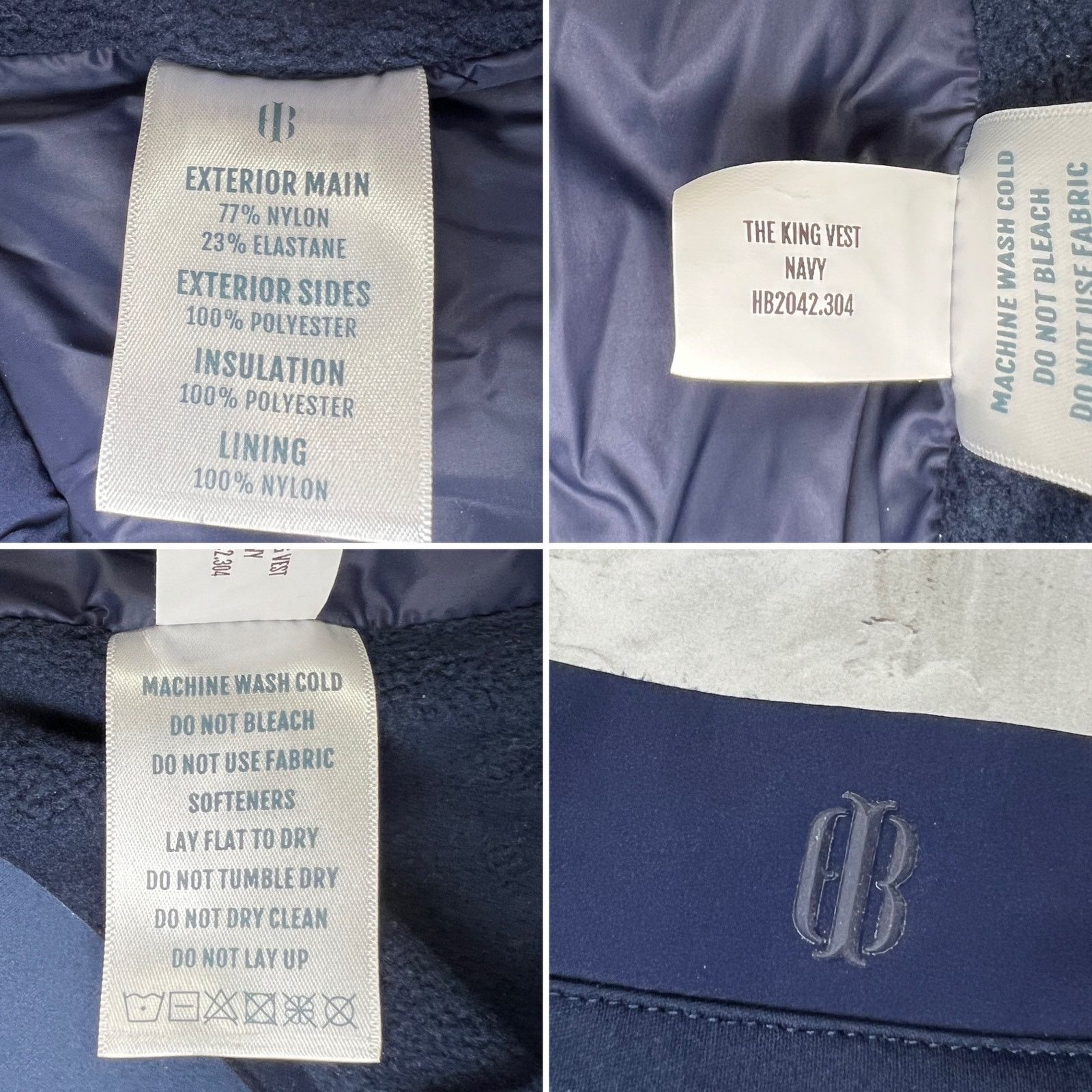 Other Holderness & Bourne King Insulated Golf Vest Blue Size XXL Size US XXL / EU 58 / 5 - 4 Thumbnail