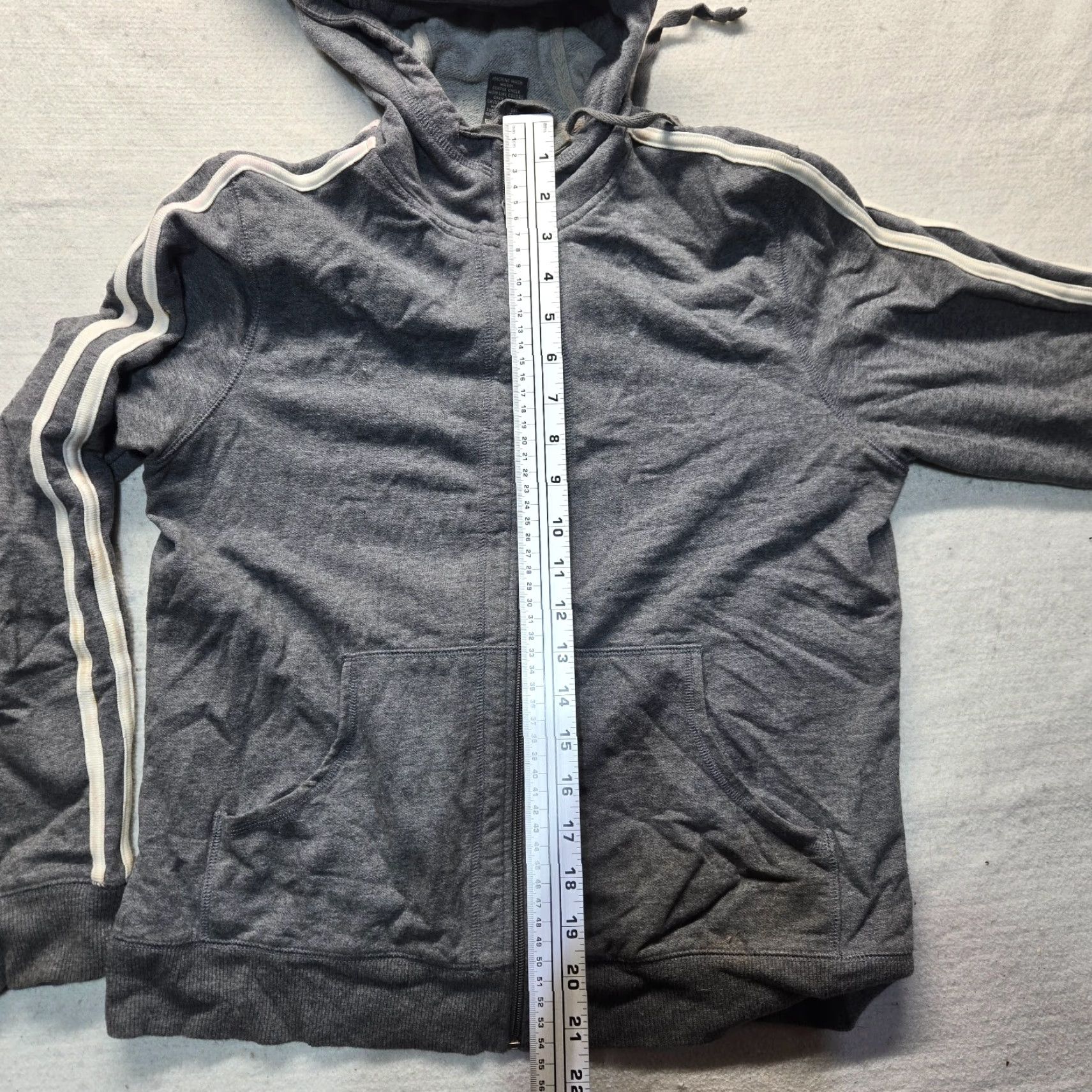 Van Heusen Van Heusen Gray Long Sleeve Full Zip Ponte Hoodie Sweatshirt Adult Men's S Small Size US L / EU 52-54 / 3 - 7 Thumbnail