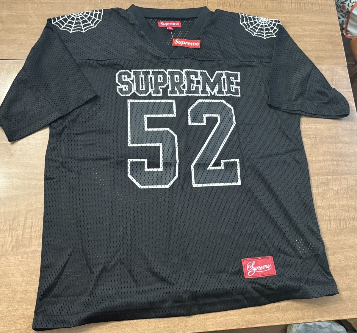 Supreme Supreme Spiderweb Football Jersey | Grailed