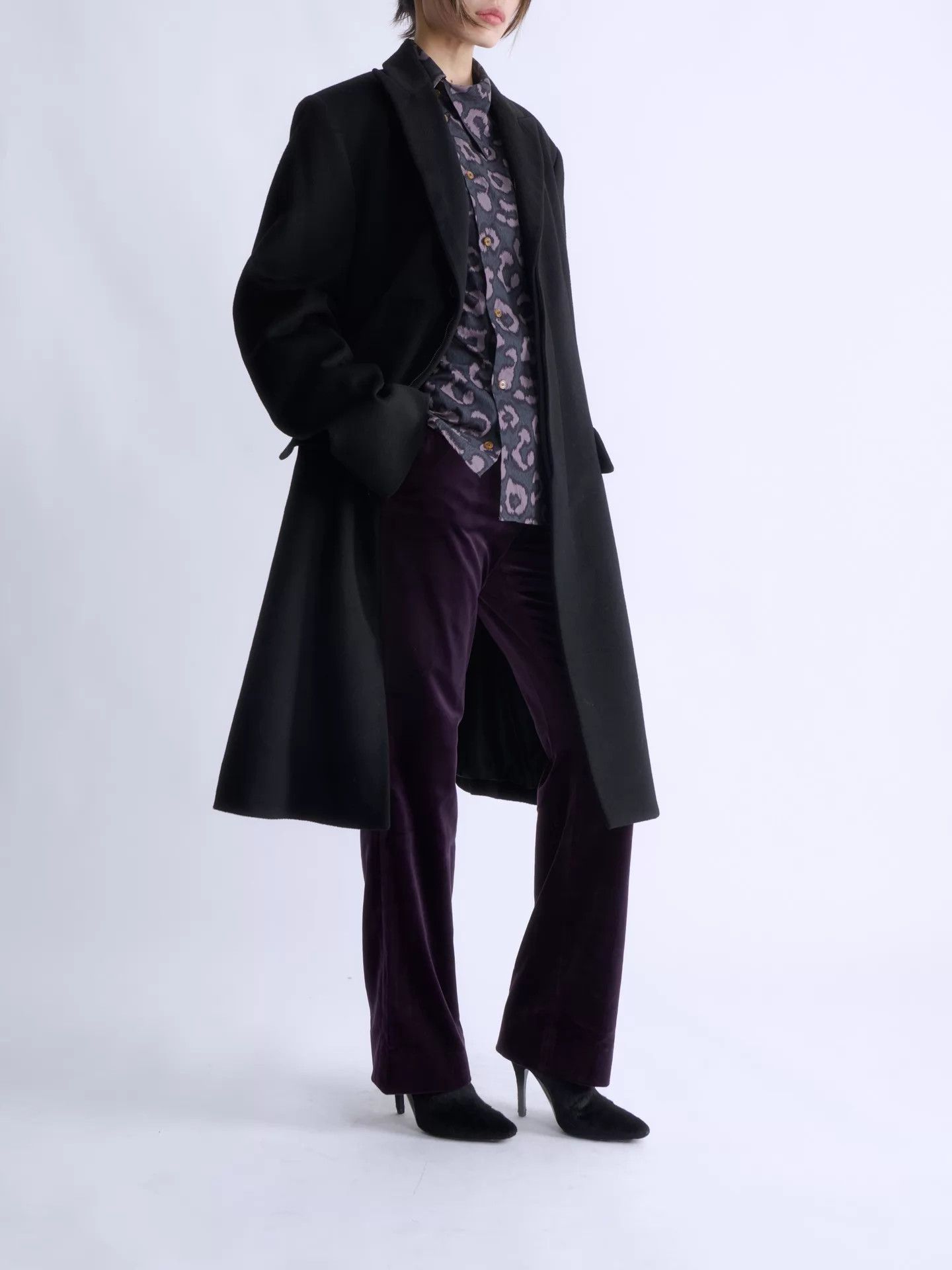Ports 1961 PORTS 1961 Black Wool Zip Men’s Coat Made in Italy Size US L / EU 52-54 / 3 - 4 Thumbnail