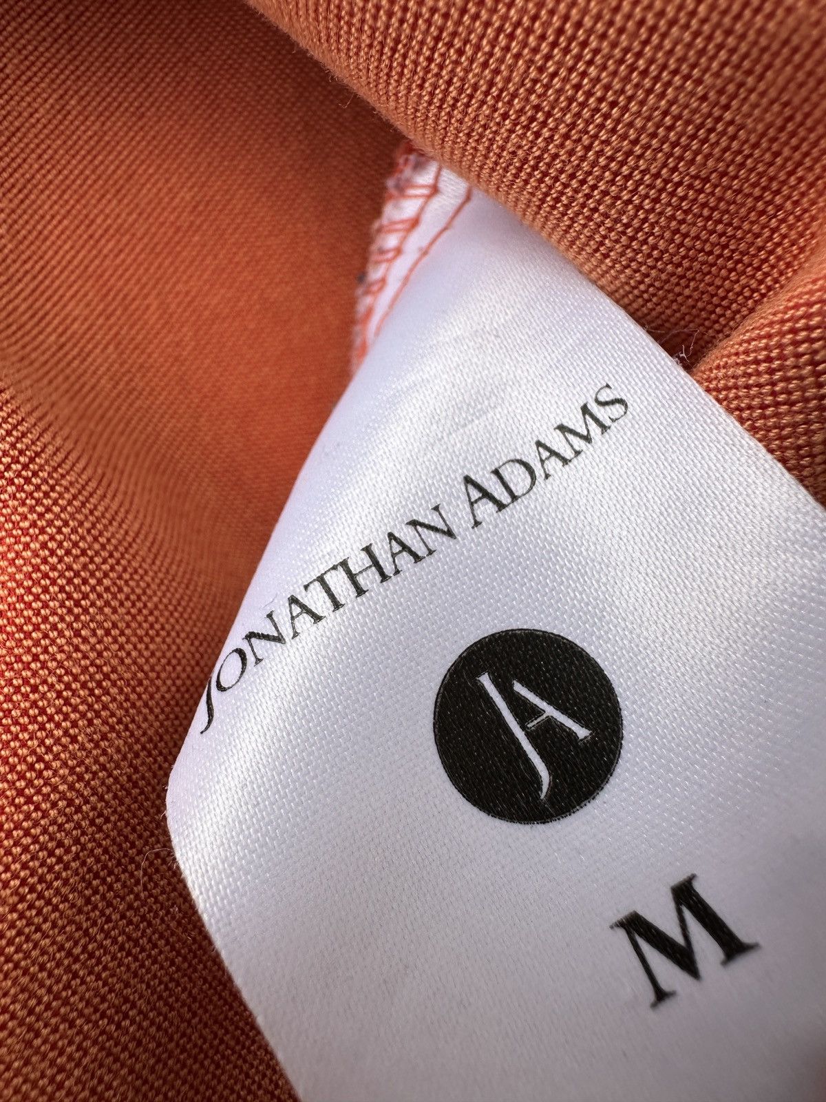 Vintage Jonathan Adam suede lux orange marty supreme button up shirt Size US L / EU 52-54 / 3 - 5 Thumbnail