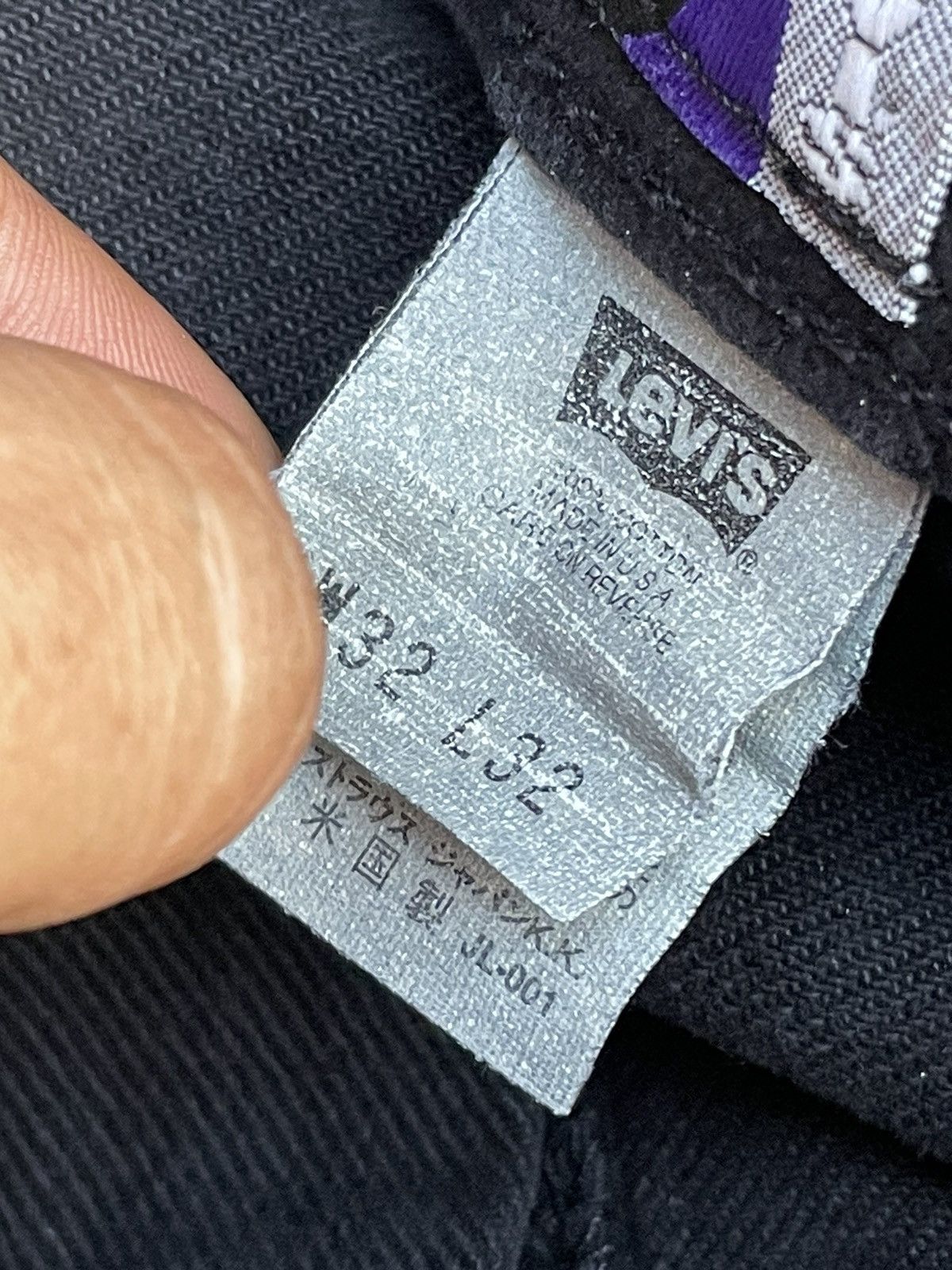 Levi's Vintage Rare Black Levis Silver tab Baggy Size US 34 / EU 50 - 12 Thumbnail