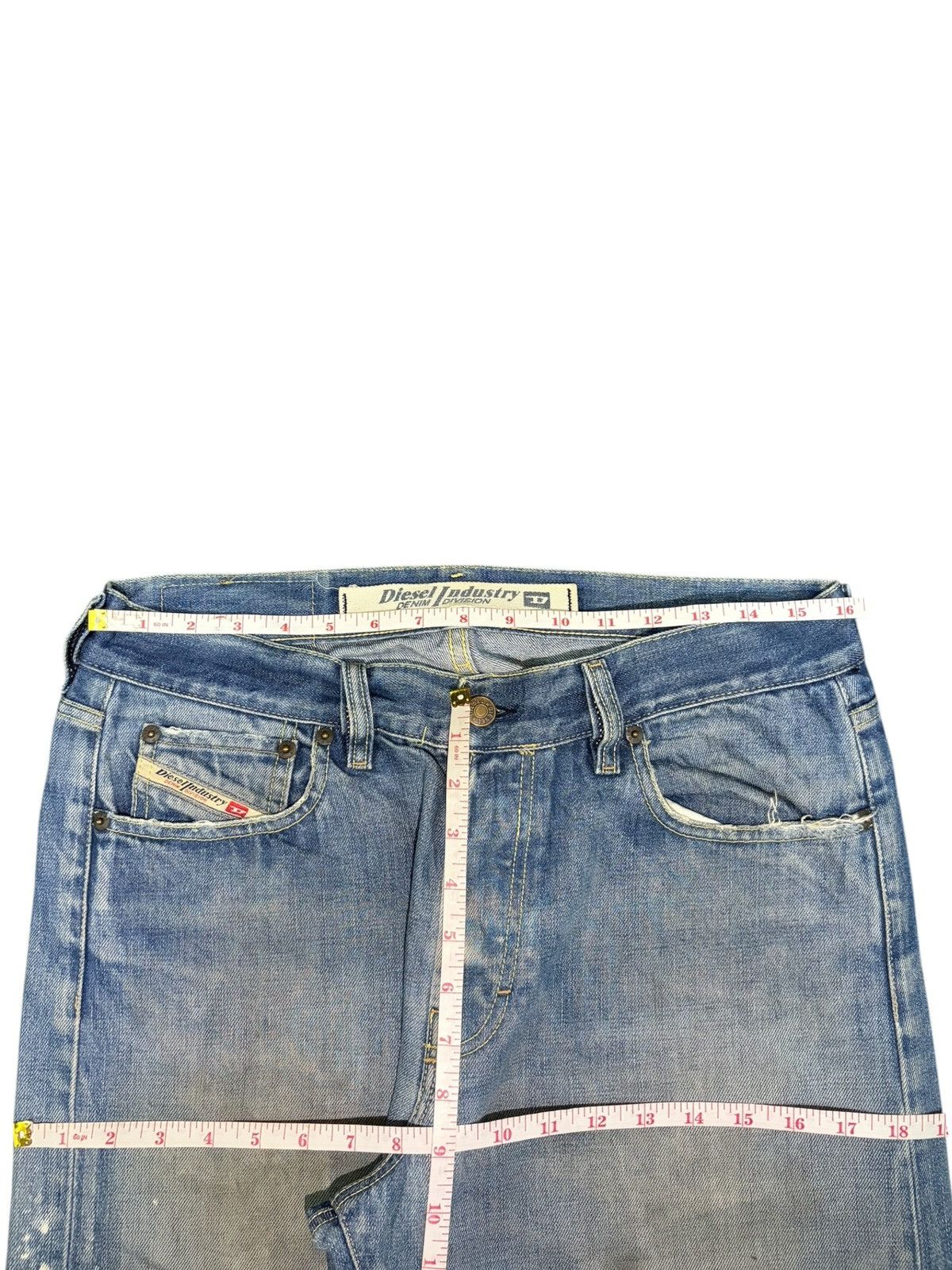 Diesel Vintage Italy Diesel Mud Wash Distress Baggy Jeans Size US 32 / EU 48 - 6 Thumbnail