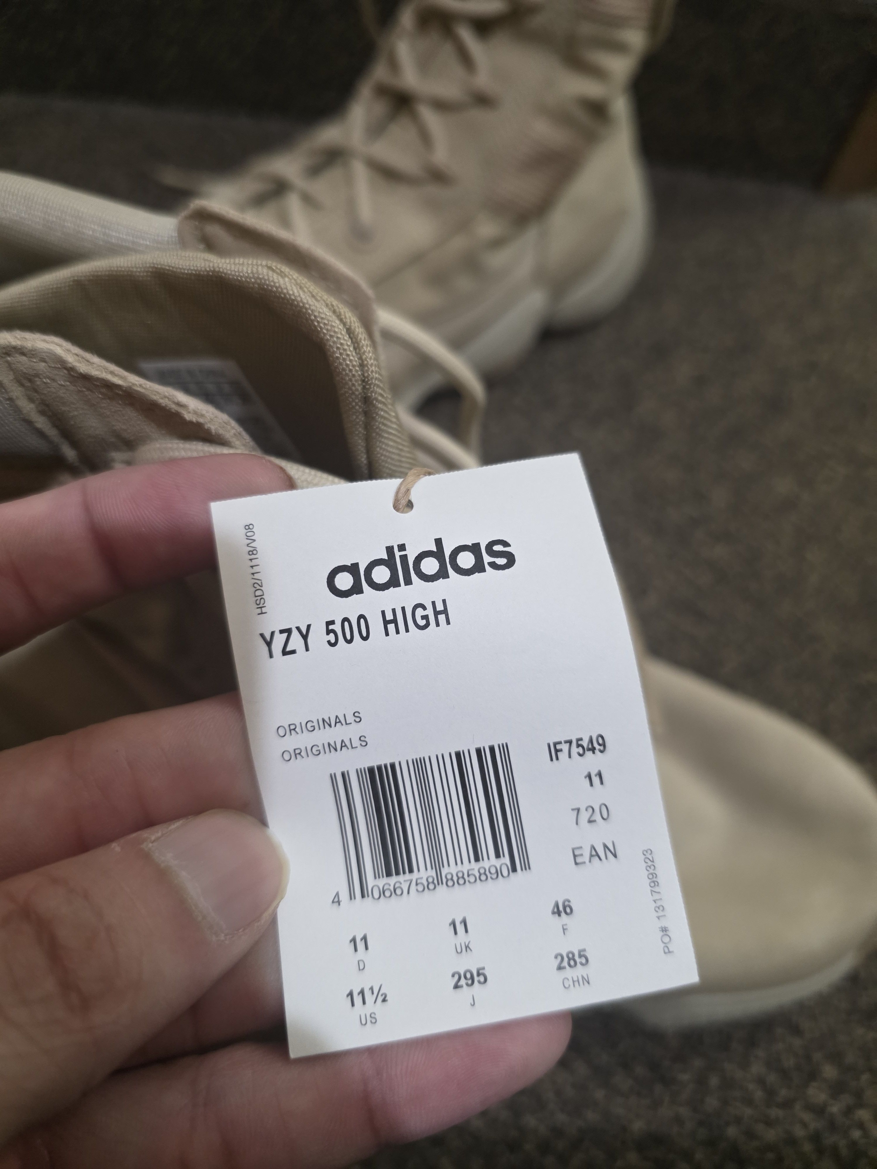 Yeezy Yeezy 500 High Tactical Boot Sand Size US 11.5 / EU 44-45 - 2 Thumbnail