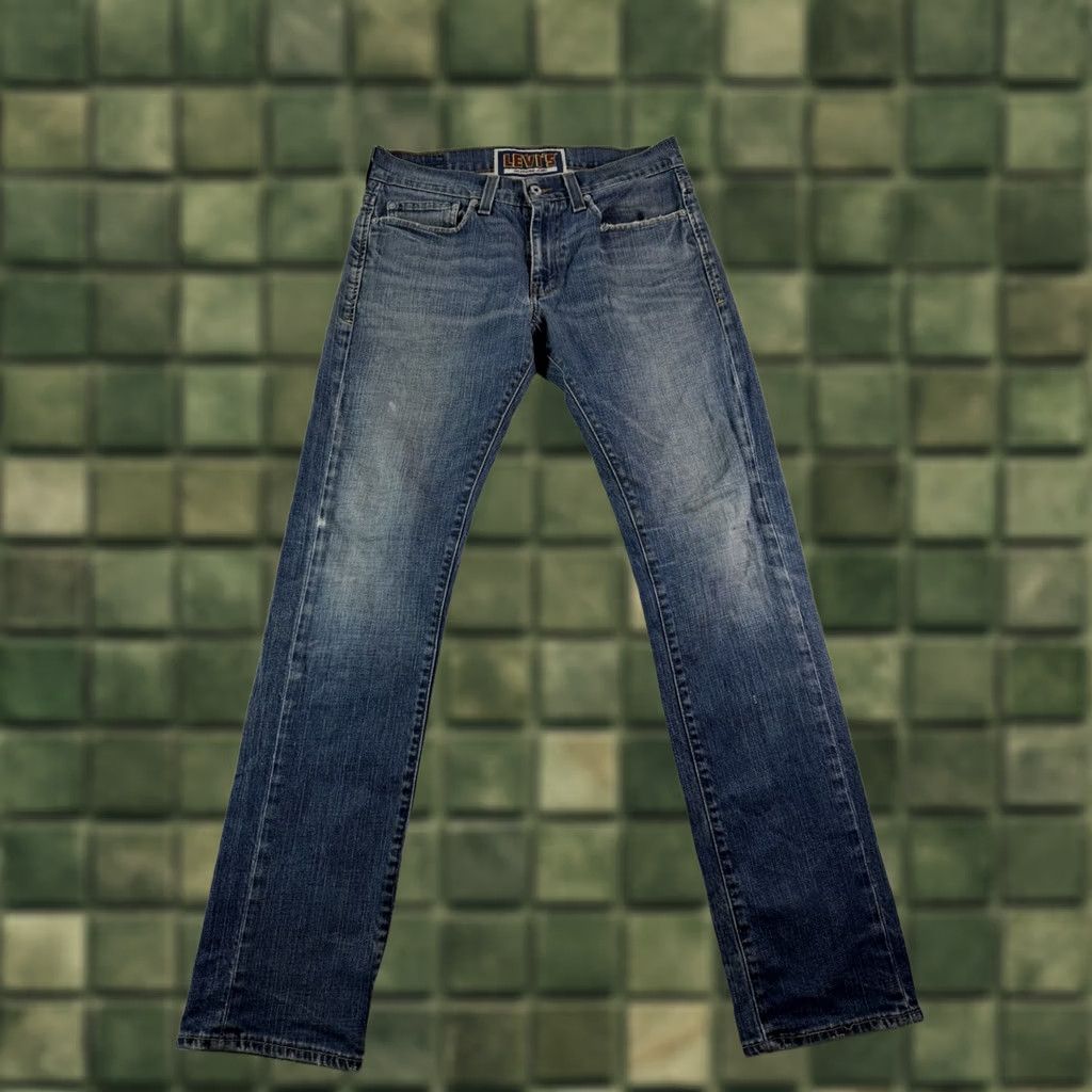 Levi's VINTAGE Levi's 511 Jeans Men Skinny 33x32 Blue Regular Fit Zip Size US 33 - 1 Thumbnail