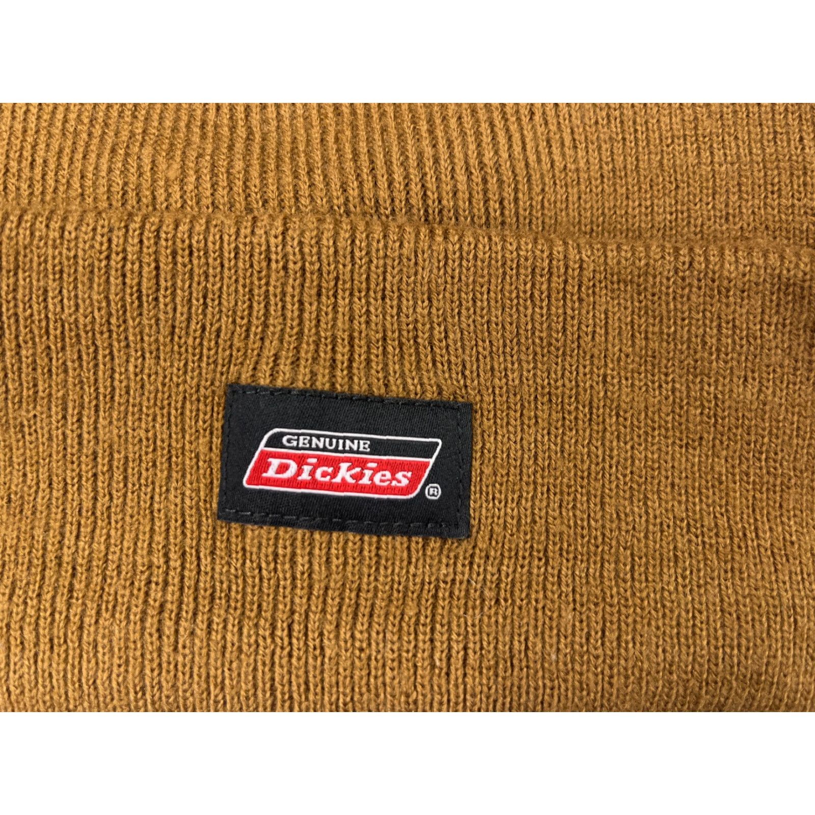 Dickies Dickies Beanie Hat Adult One Size Brown Knit Acrylic Polyester Lined Ski Logo Winter Men Size ONE SIZE - 2 Thumbnail