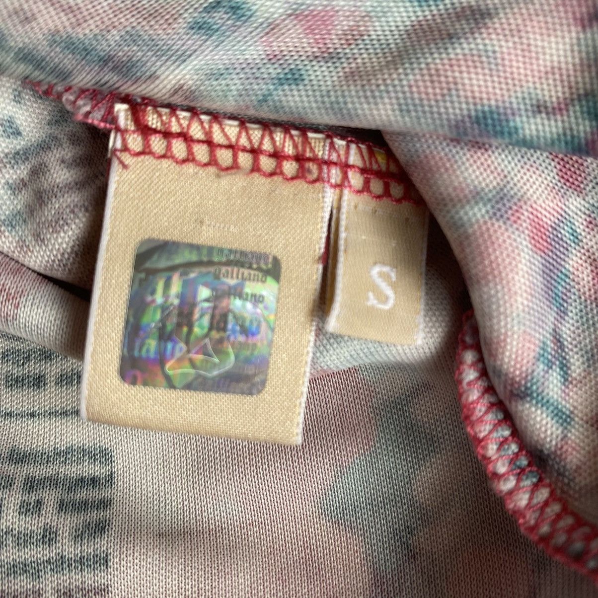 John Galliano 2000’s Newspaper Gazette Floral Top Size S / US 4 / IT 40 - 8 Thumbnail
