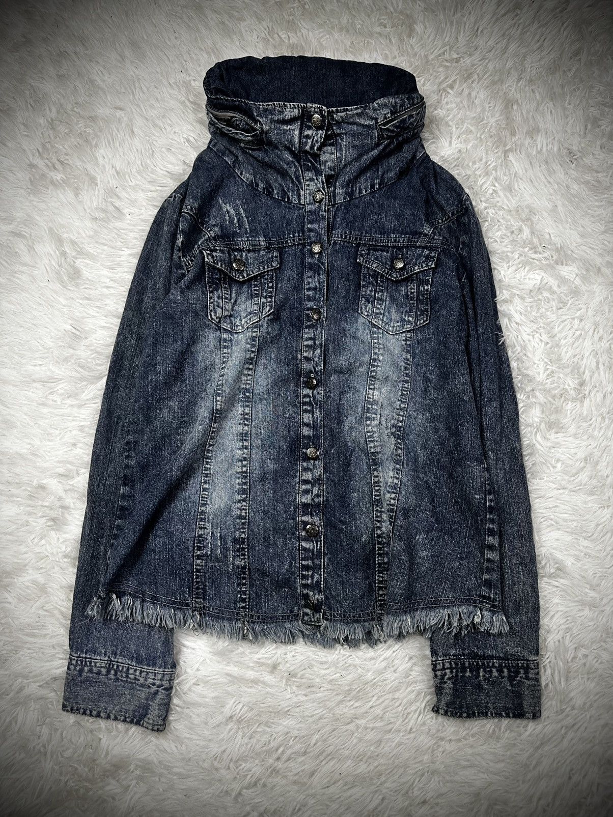 If Six Was Nine 💥rare💥 japanese brand cornflake punk bono hooded jacket Size US L / EU 52-54 / 3 - 4 Thumbnail