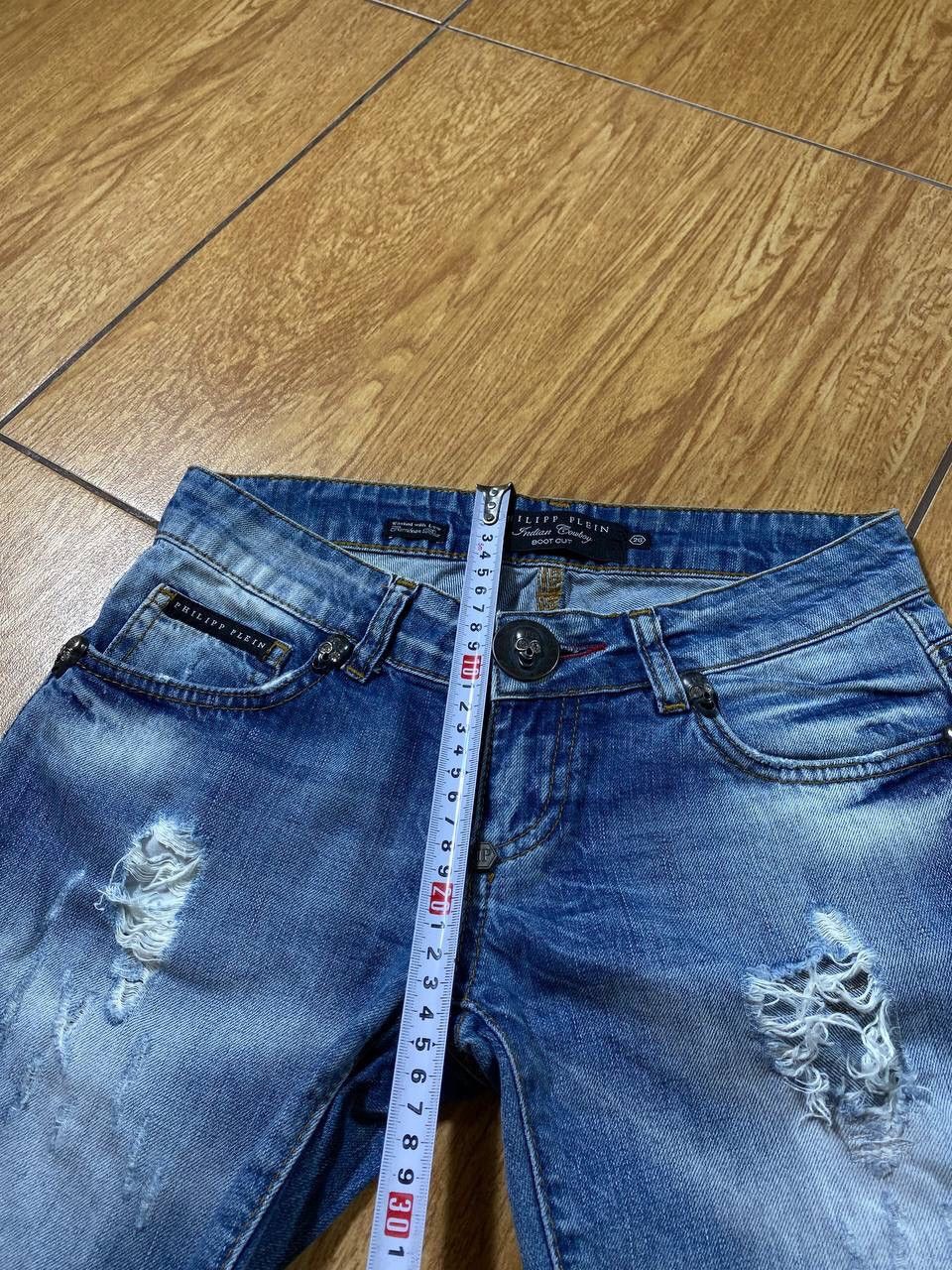 Philipp Plein Vintage Philipp Plein Skull Logo Denim Shorts Size US 26 / EU 42 - 12 Thumbnail
