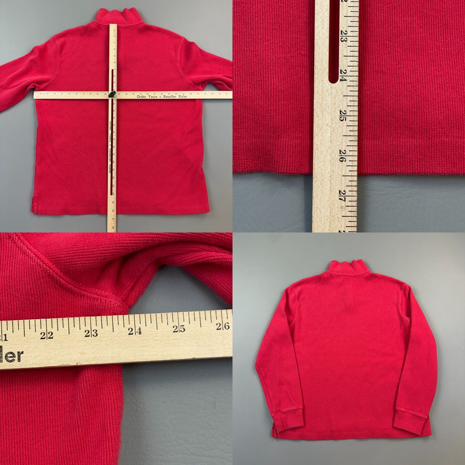 Polo Ralph Lauren Polo Ralph Lauren Sweater Mens Large Red Pink 1/4 Zip Pullover Golf Casual Size US L / EU 52-54 / 3 - 8 Thumbnail