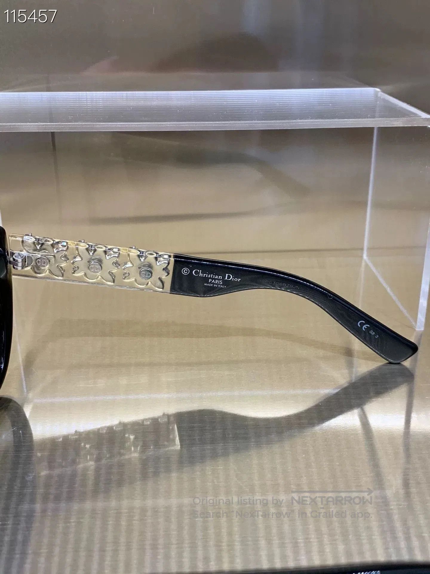 Dior Dior x074785 Classic Sunglasses. Size ONE SIZE - 5 Thumbnail