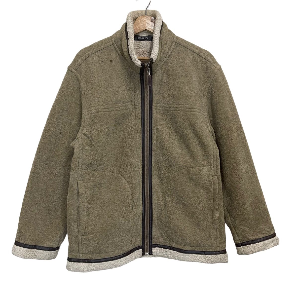 Japanese Brand Vintage Paris B3 Fleece Jacket Size US M / EU 48-50 / 2 - 1 Thumbnail
