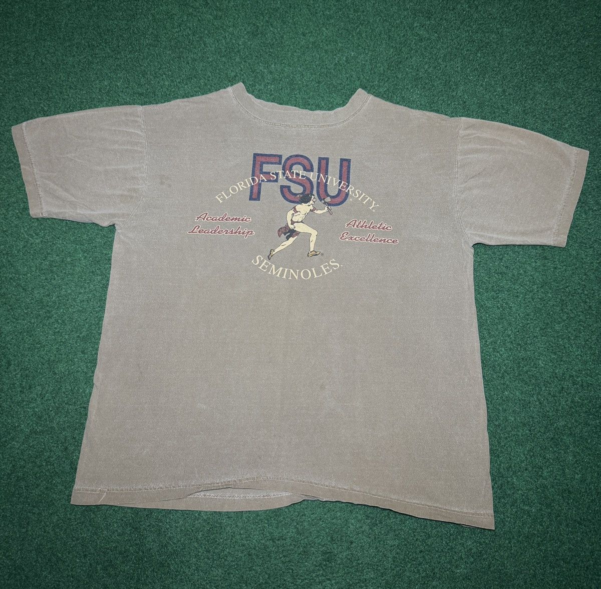 Vintage 90s Florida State Seminoles Retro Collegiate Baggy T Shirt Size US L / EU 52-54 / 3 - 1 Thumbnail