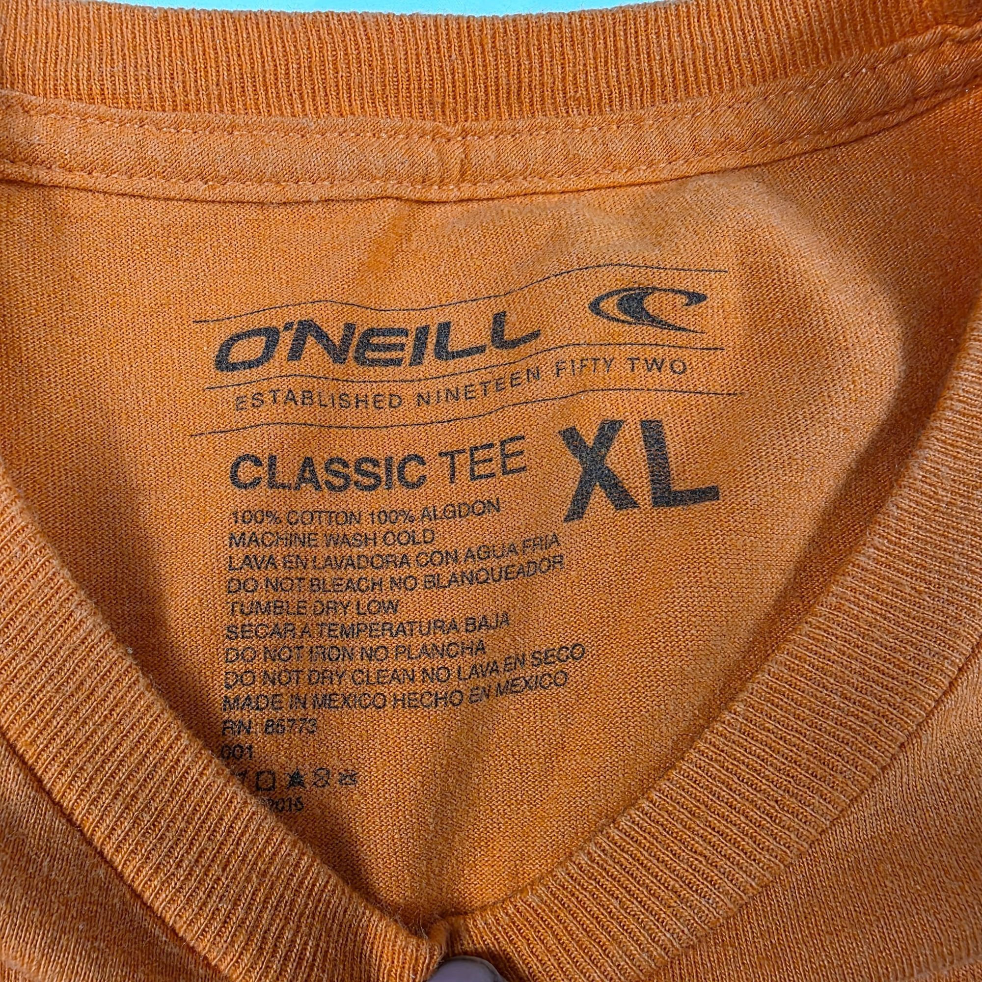 O'Neill O'Neill Passtime Mens Size XL Orange Shirt Short Sleeve Casu Size US XL / EU 56 / 4 - 4 Thumbnail