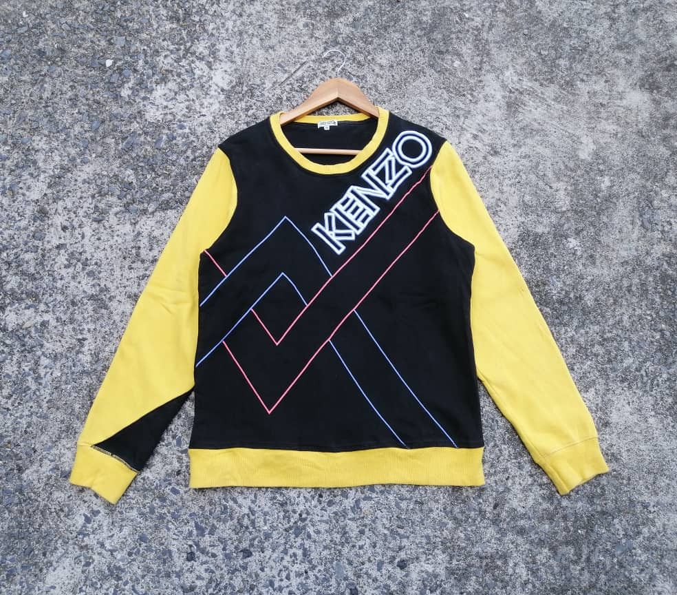 Kenzo Kenzo Nice Design Embroidered Sweatshirt Size US S / EU 44-46 / 1 - 1 Thumbnail