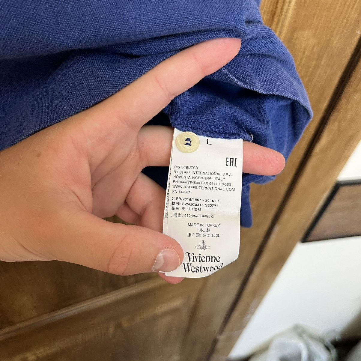 Vivienne Westwood Vivienne Westwood Polo Long Sleeve Size US L / EU 52-54 / 3 - 7 Thumbnail