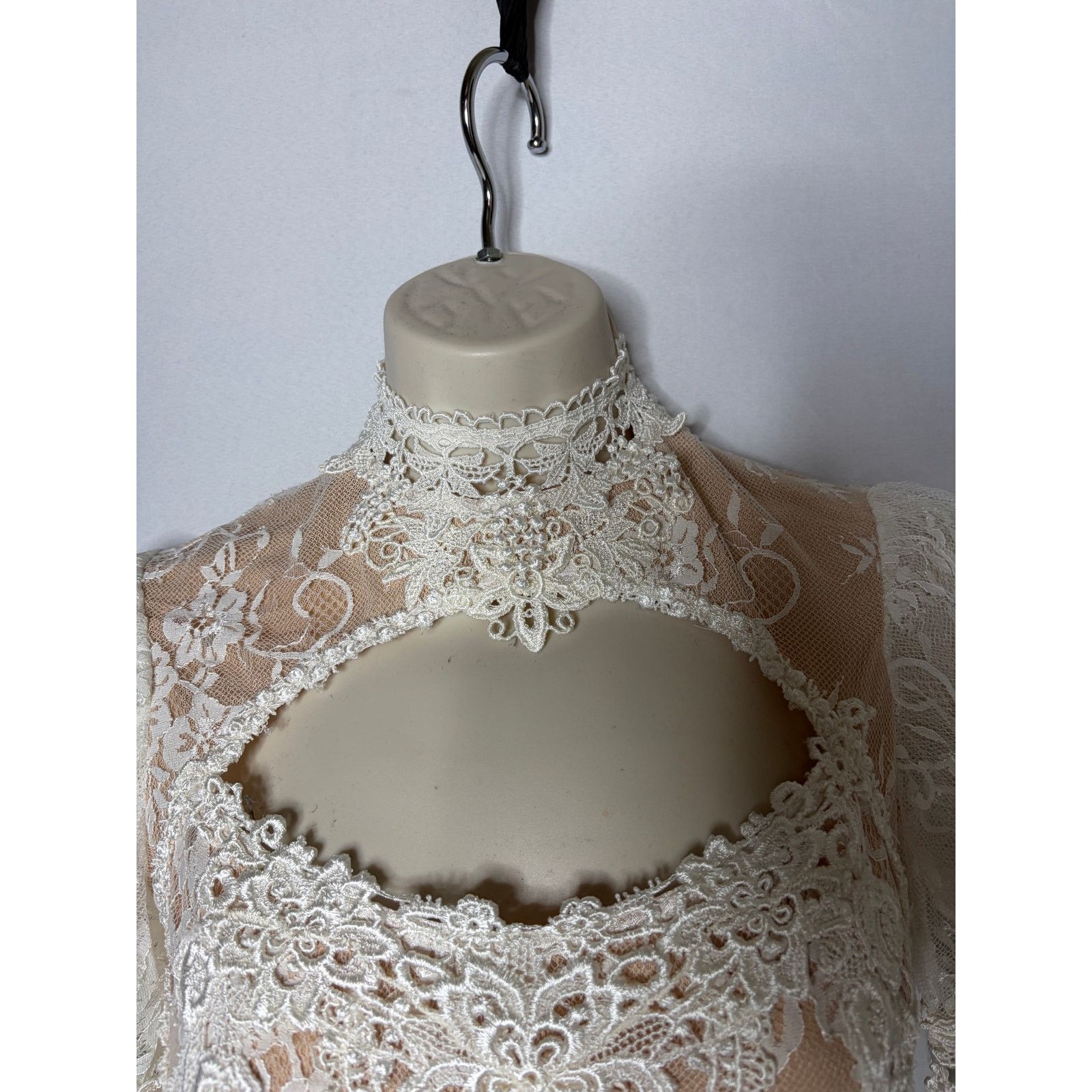 Other Cappalli Alia French Chantilly lace collage Victorian blouse Size XS / US 0-2 / IT 36-38 - 9 Thumbnail