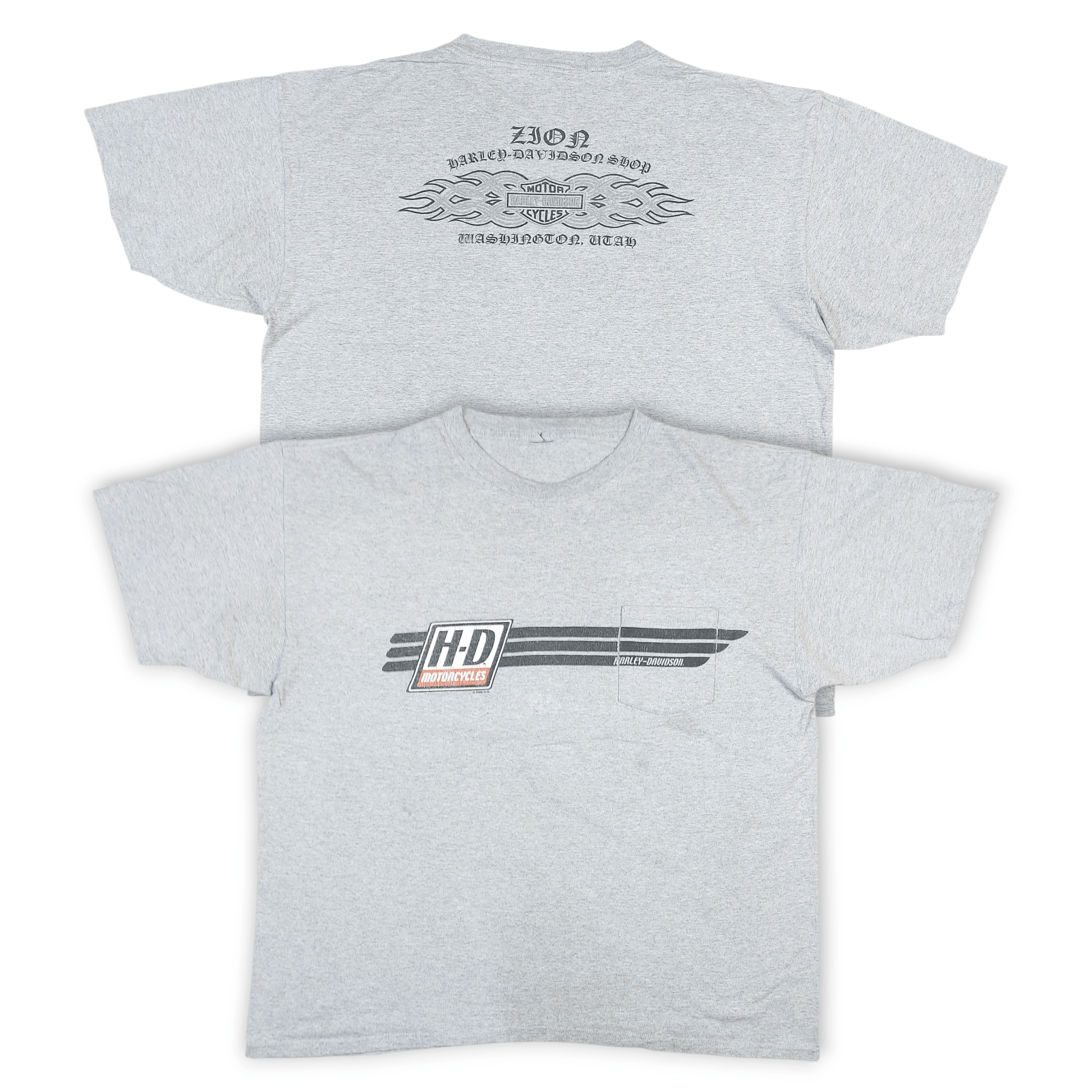 Harley Davidson Vintage 2006 Harley Davidson Motorcycles Zion Shop TEE Size US XXL / EU 58 / 5 - 1 Thumbnail