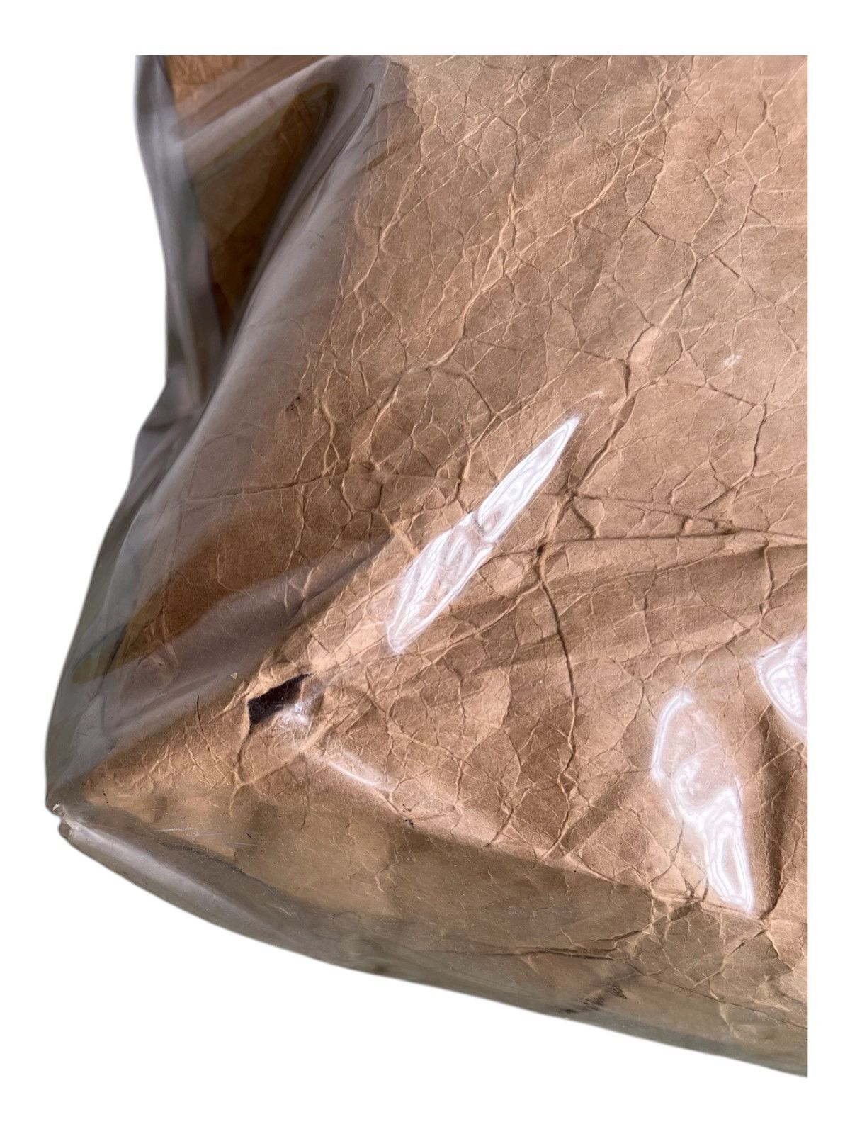 Comme des Garcons Comme des Garçons Spellout PVC Paper Brown Shoulder Tote Bag Size ONE SIZE - 7 Thumbnail