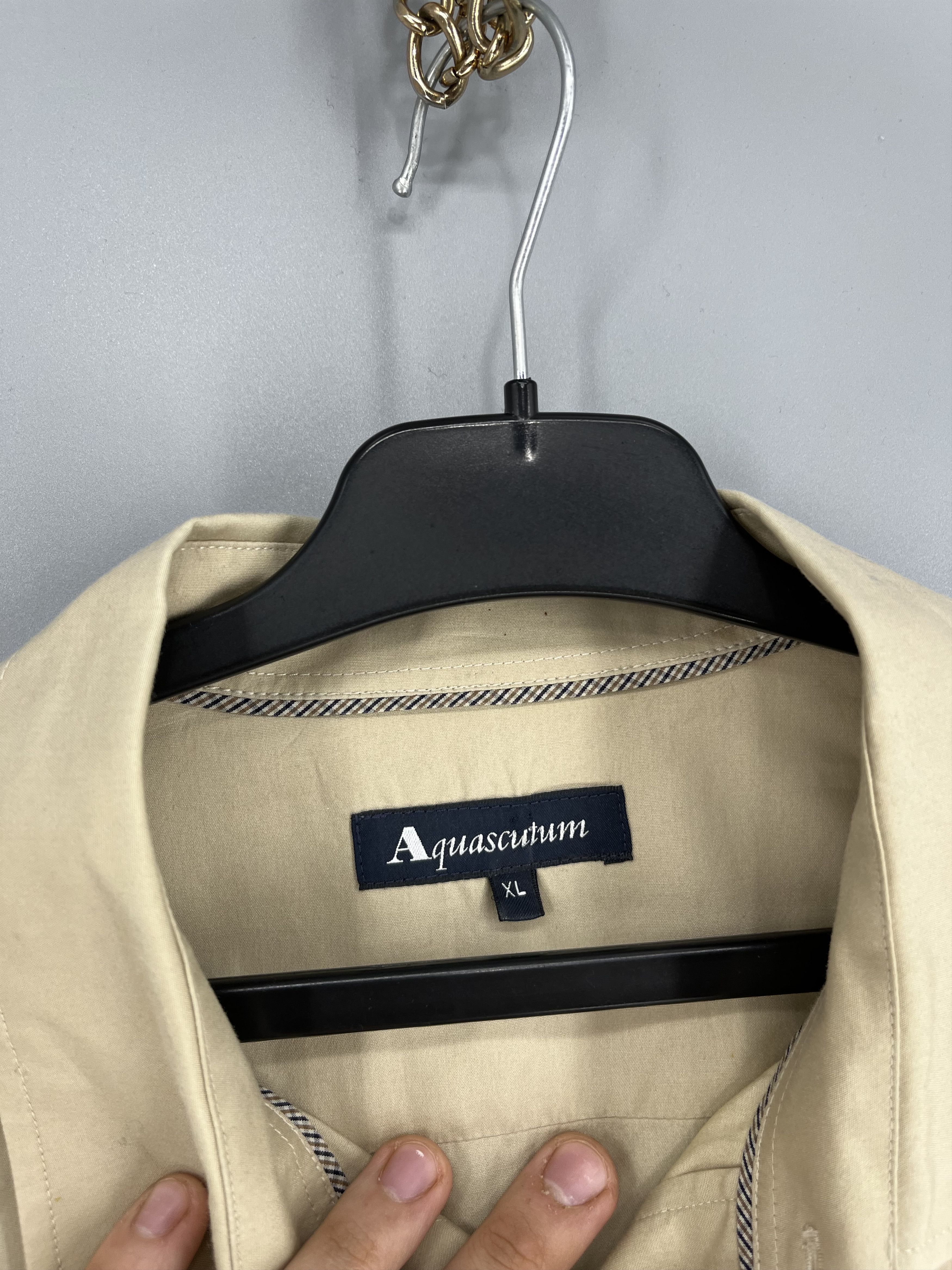 Aquascutum Mens Shirt Long Sleeve Aquascutum Vintage Size XL Size US XL / EU 56 / 4 - 8 Thumbnail
