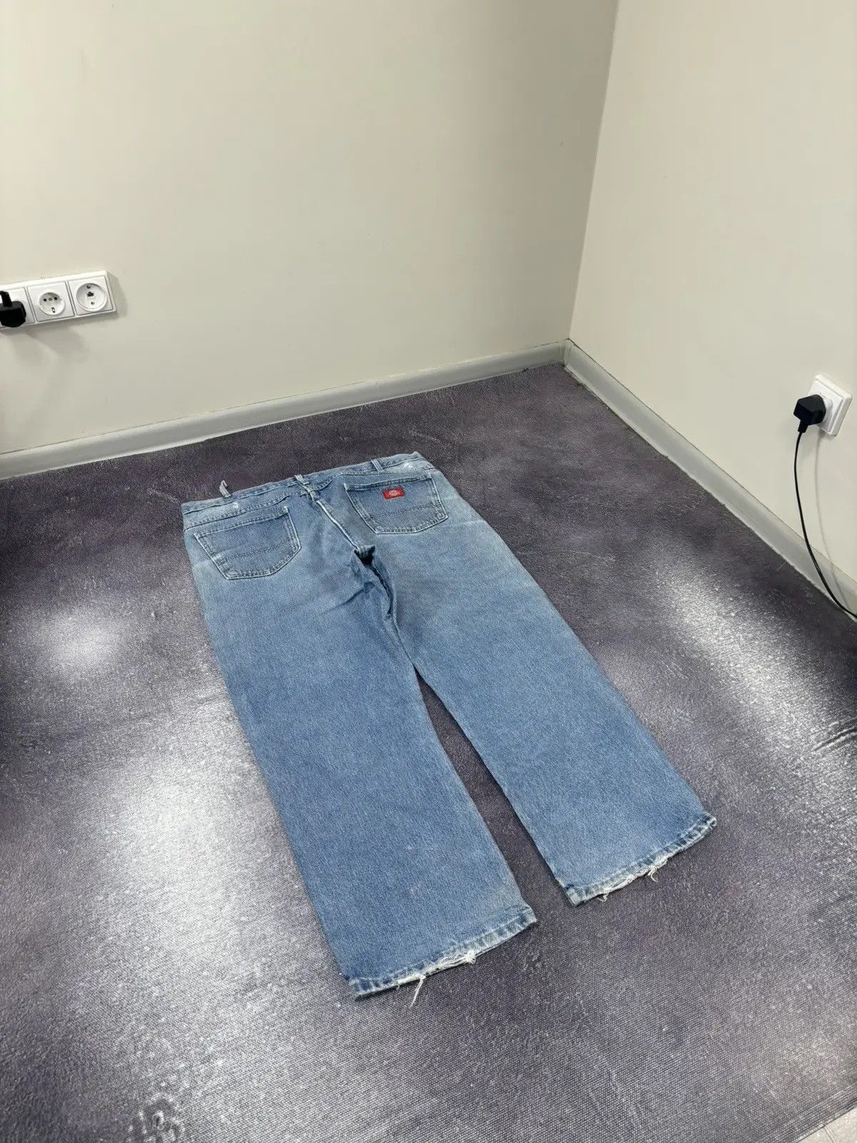 Dickies × Vintage Vintage Dickies American Faded Light Blue Denim Baggy Jeans Size US 44 / EU 60 - 3 Thumbnail