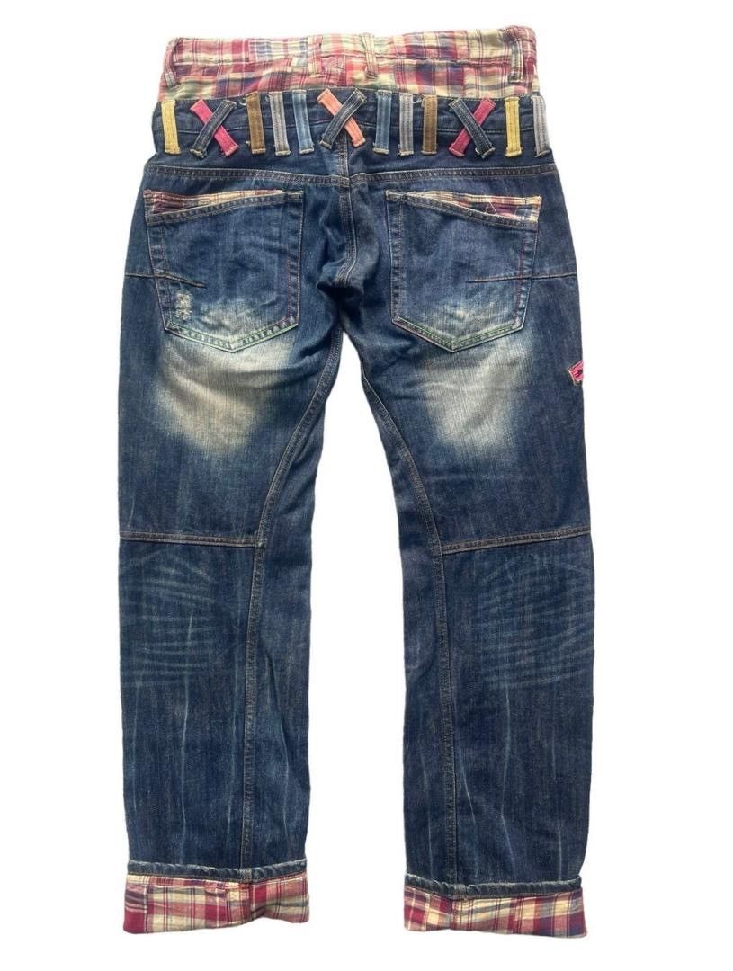 Japanese Brand Dominate Double Waist Streetwear Jeans Size US 32 / EU 48 - 8 Thumbnail