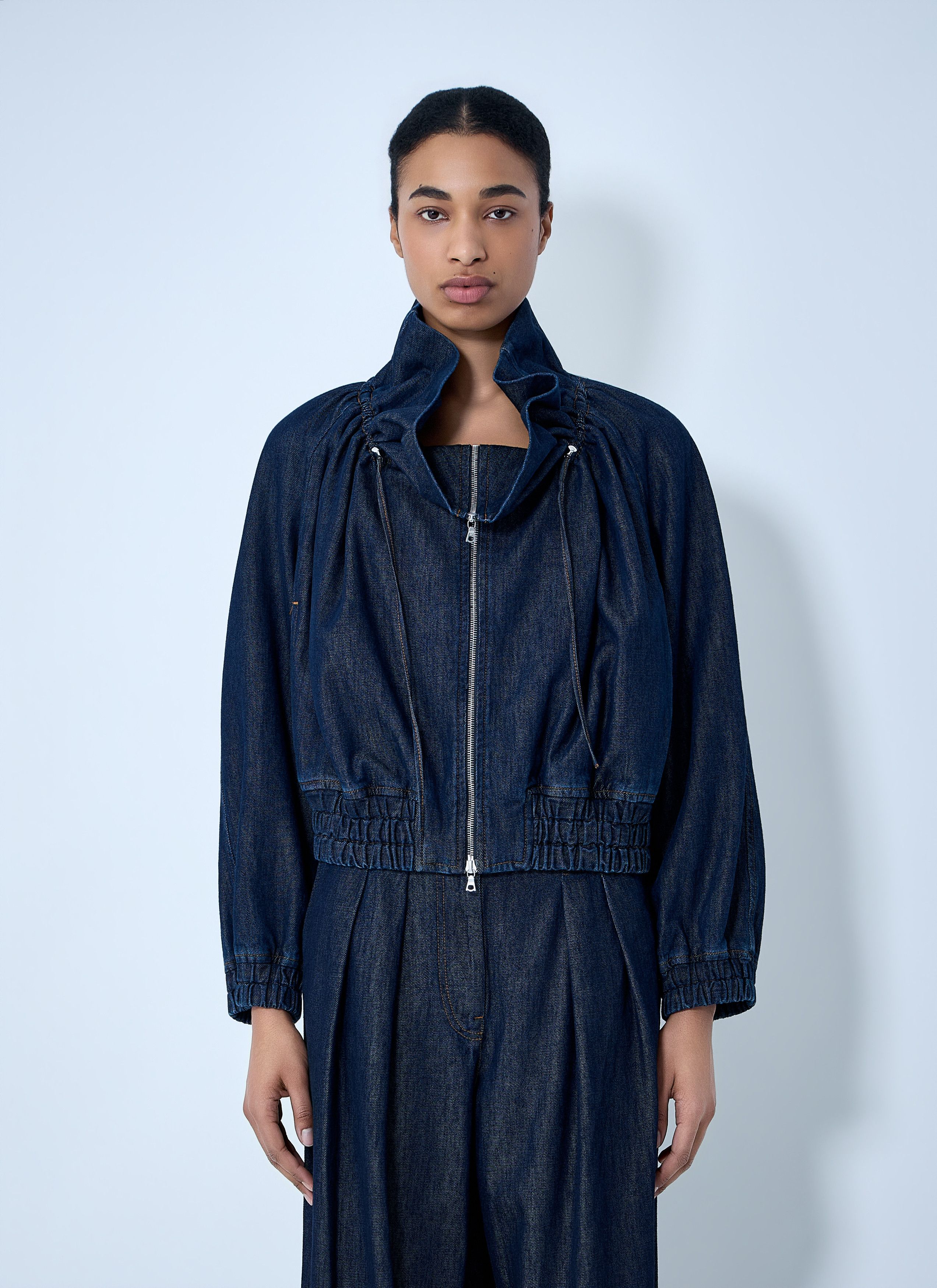 Dries Van Noten Denim Zip-Up Jacket Size M / US 6-8 / IT 42-44 - 1 Thumbnail
