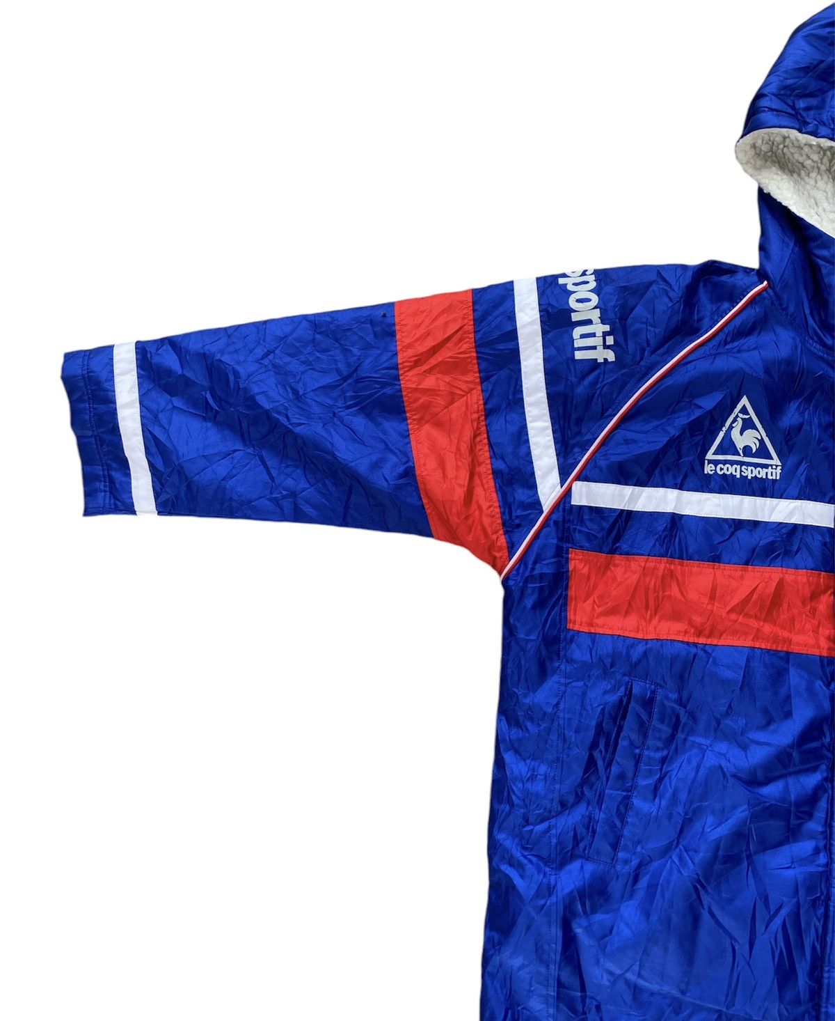 Le Coq Sportif × Vintage Vintage Le Coq Sportif SHERPA PARKA LONG JACKET Size US XL / EU 56 / 4 - 6 Thumbnail
