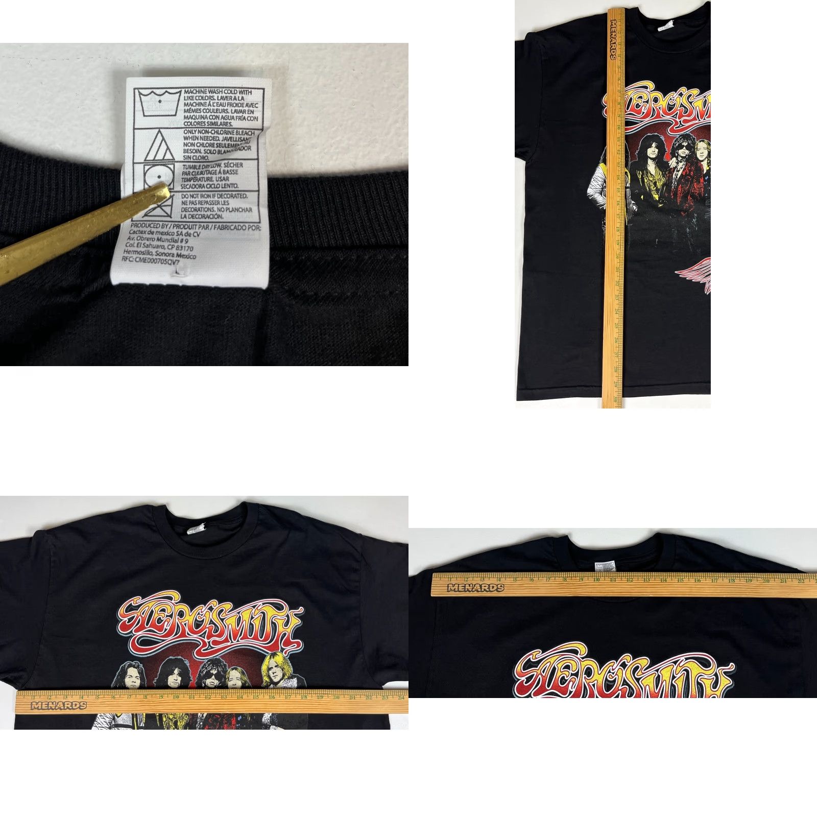 Aerosmith Aerosmith Interconnect Rocks 2015 T-Shirt Double-Sided XL Black Mens T-Shirt Rock Music Vintage Alstyle Apparel & Activewear size XL Size US XL / EU 56 / 4 - 8 Thumbnail