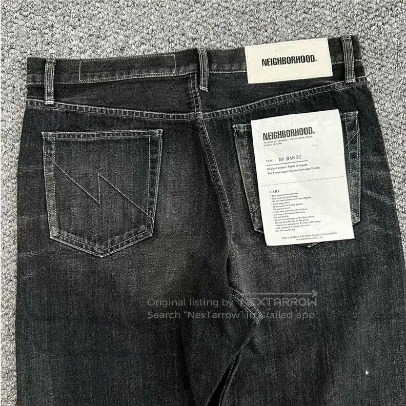 Neighborhood neighborhood washed denim basic pants. Size US 26 / EU 42 - 4 Thumbnail