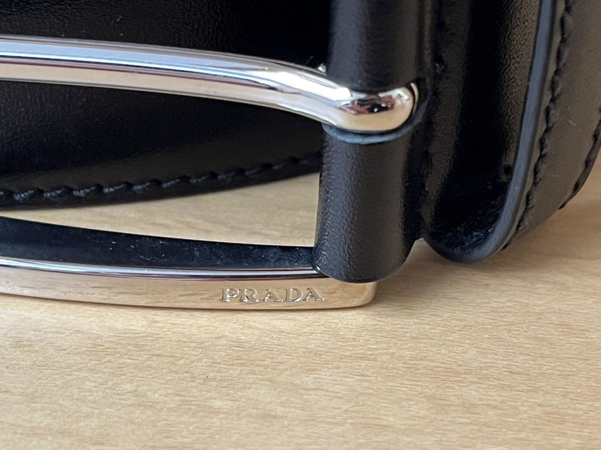 Prada Prada Leather Belt Size 30 - 2 Thumbnail