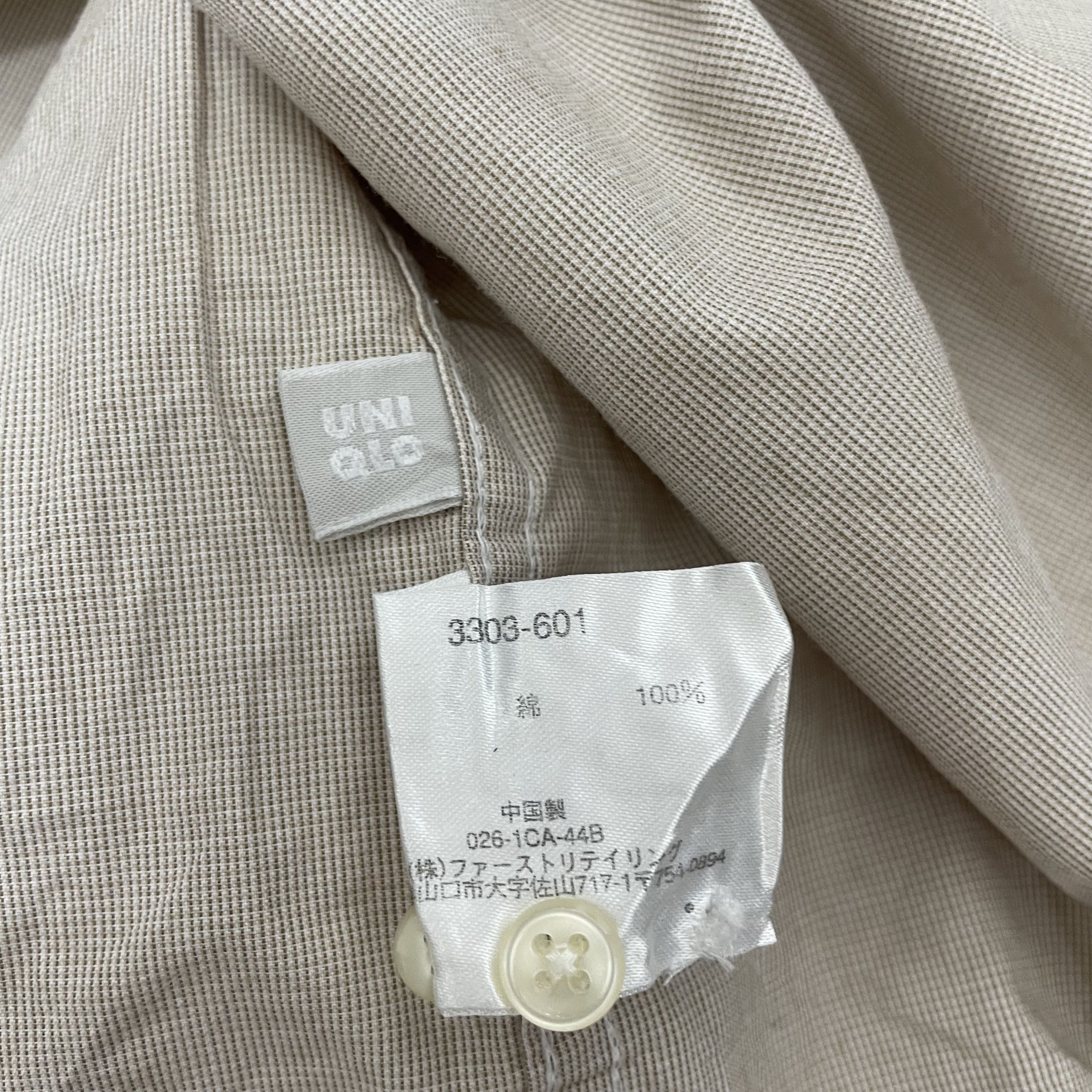 Japanese Brand × Uniqlo ⭐️SALE⭐️ [L] UNIQLO SHIRT VINTAGE OXFORD Size US L / EU 52-54 / 3 - 5 Thumbnail