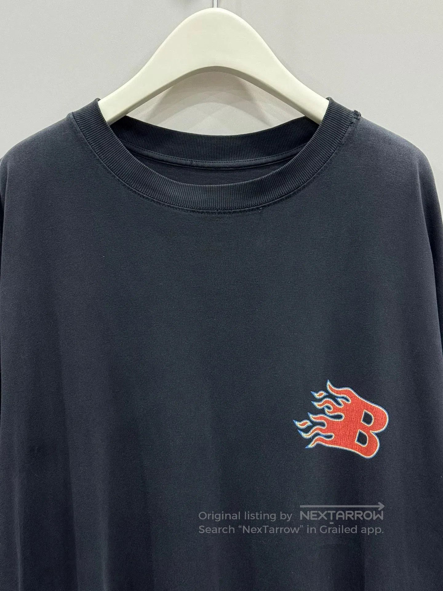 Balenciaga Balenciaga Vintage Flame Print T-Shirt Size S. Size US S / EU 44-46 / 1 - 3 Thumbnail